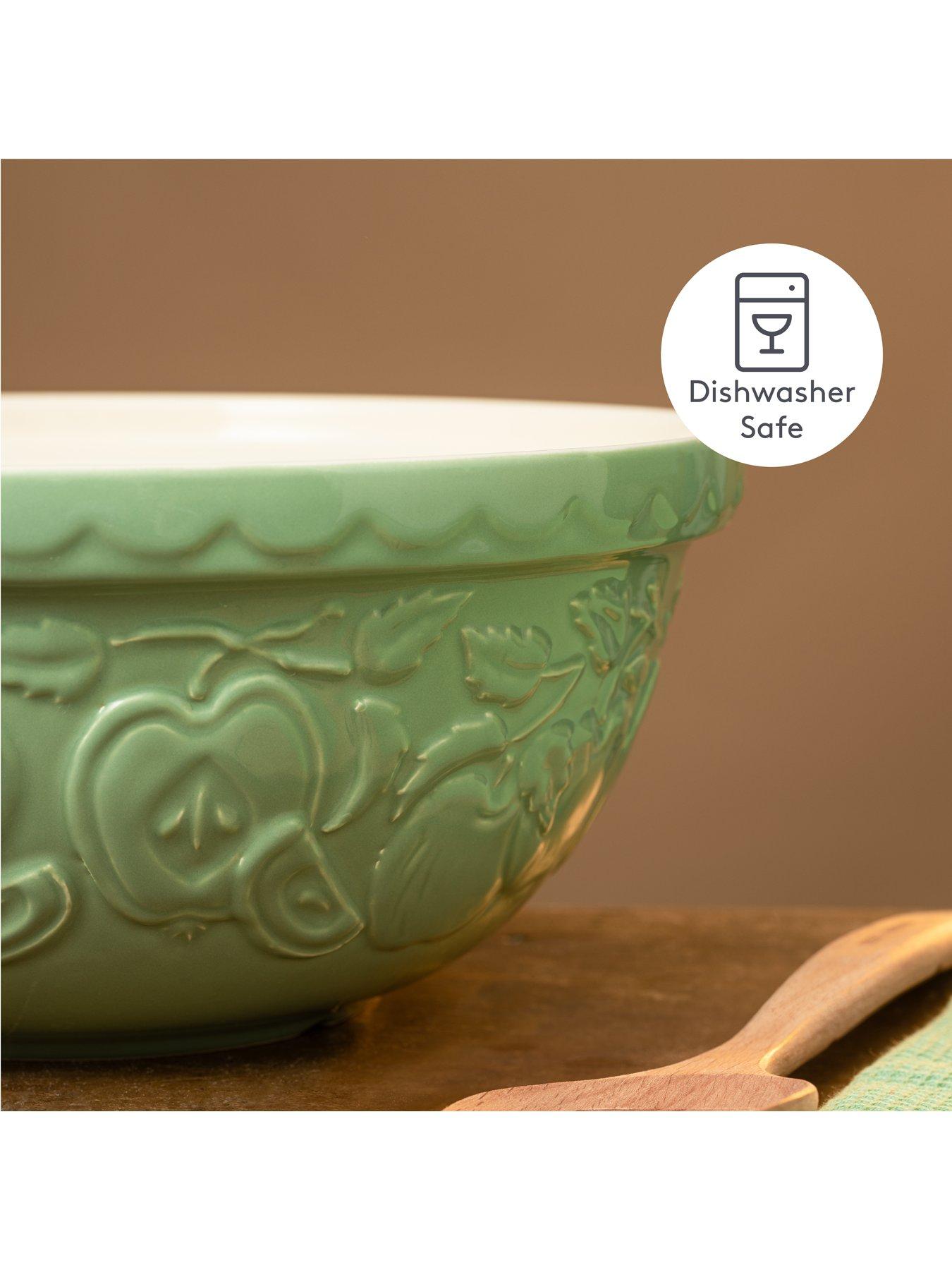 Image 6 of 6 of Mason Cash Fruits Apples Green Bowl 29cm