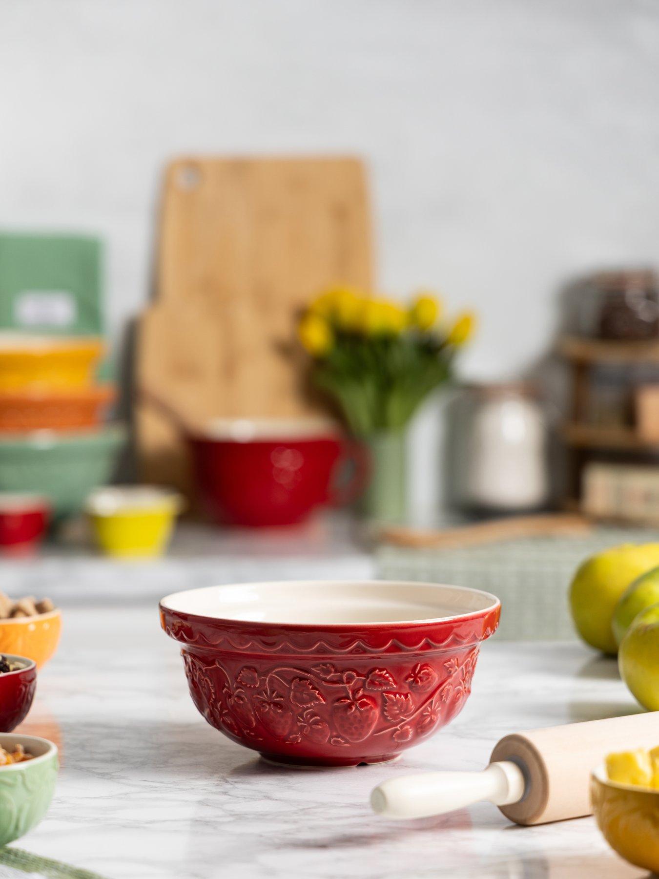 Mason Cash Fruits Strawberries Red Bowl 21cm