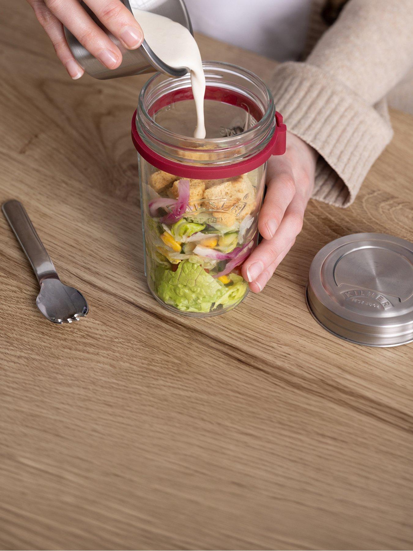 Image 1 of 5 of KILNER 500ml Wide Mouth Lunch Jar