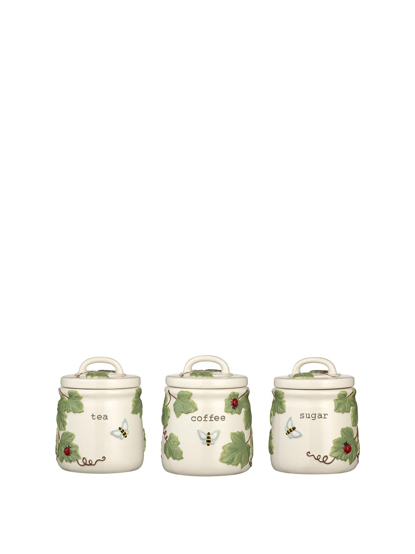 Image 2 of 6 of Price & Kensington Harvest Harmoney Set Of 3 Tea, Coffee, Sugar