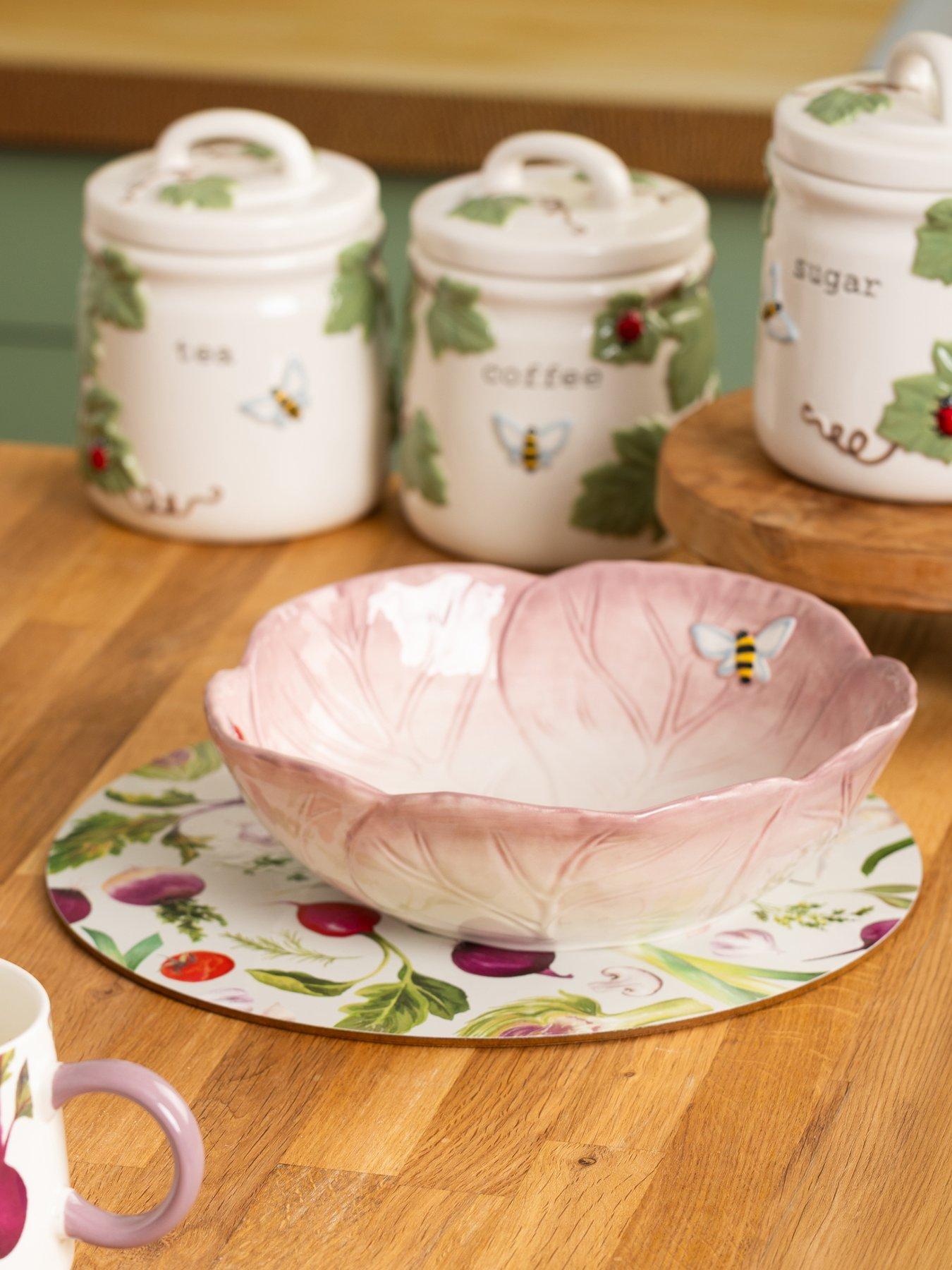 Image 5 of 6 of Price & Kensington Harvest Harmoney Set Of 3 Tea, Coffee, Sugar