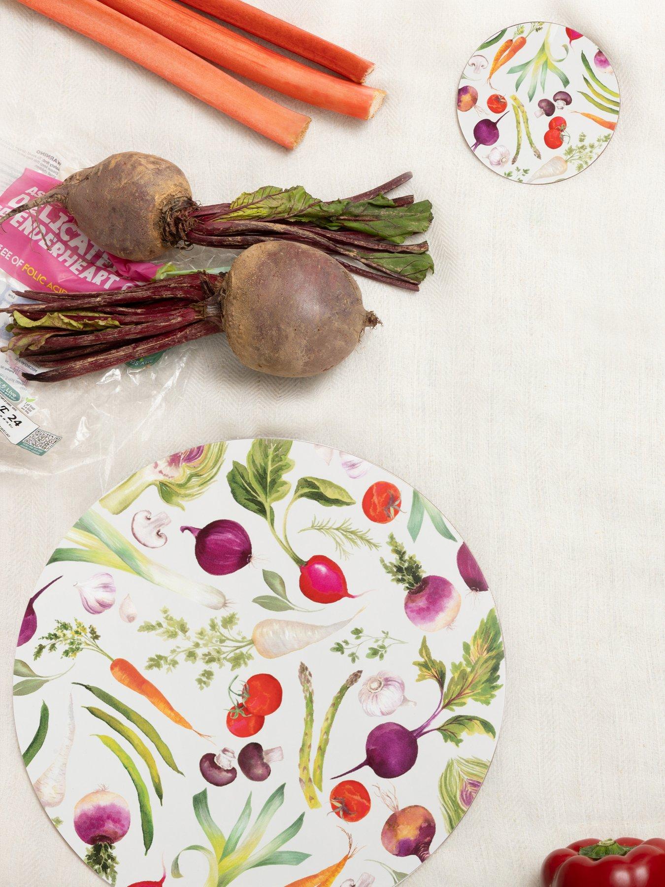 Image 1 of 5 of Price & Kensington Harvest Harmony 8piece Placemat &amp; Coaster Set