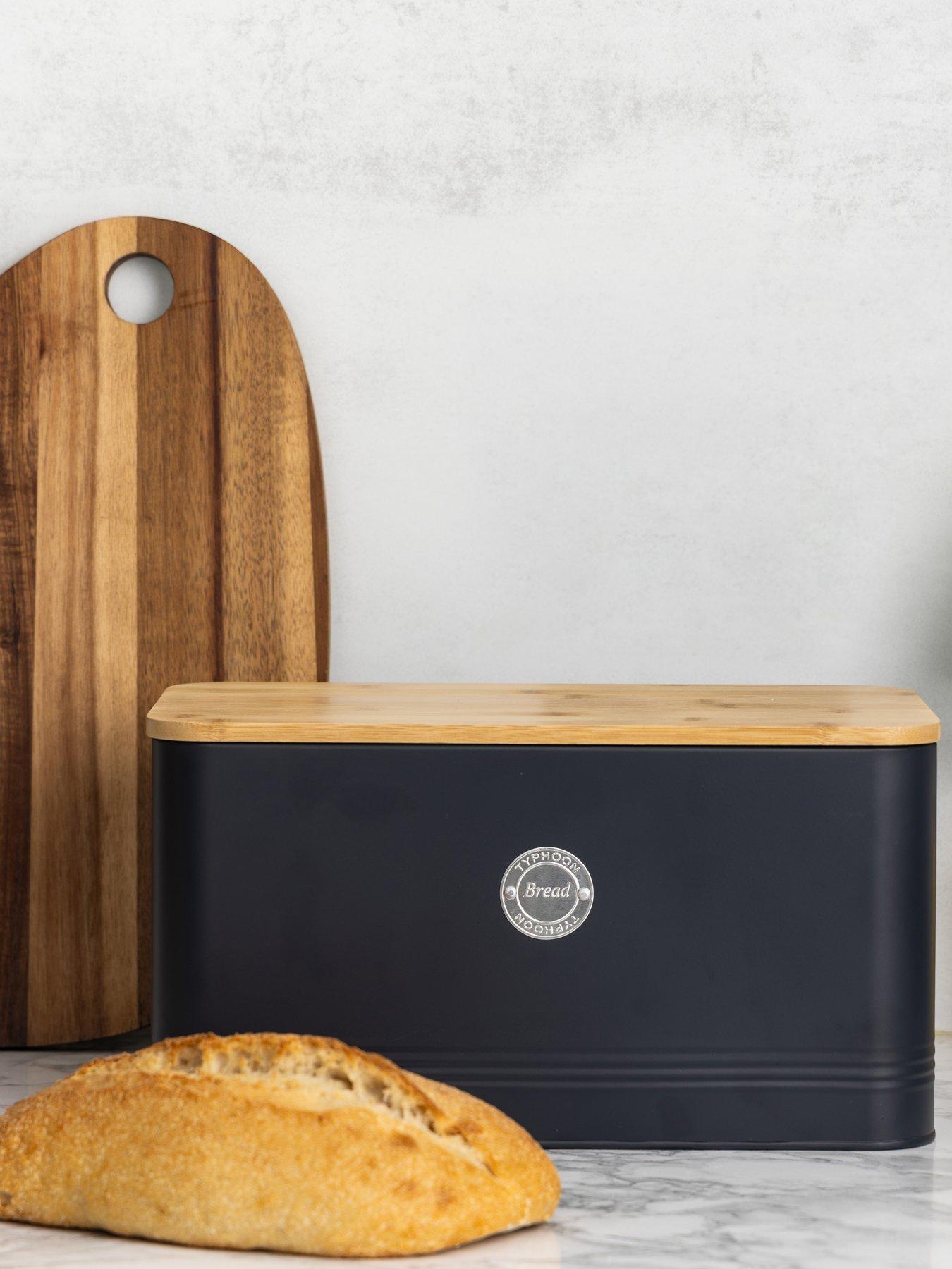 Typhoon Living Squircle Graphite Bread Bin 9l
