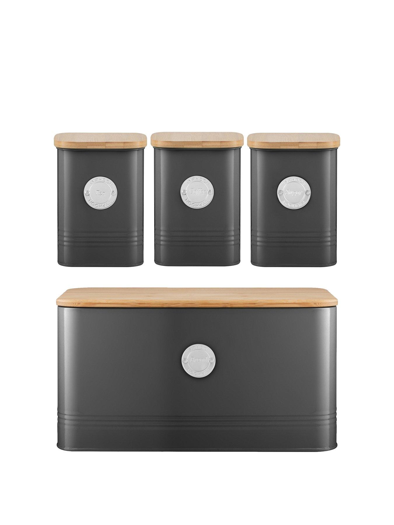 Typhoon Living Squircle Graphite 4 Piece Storage Set