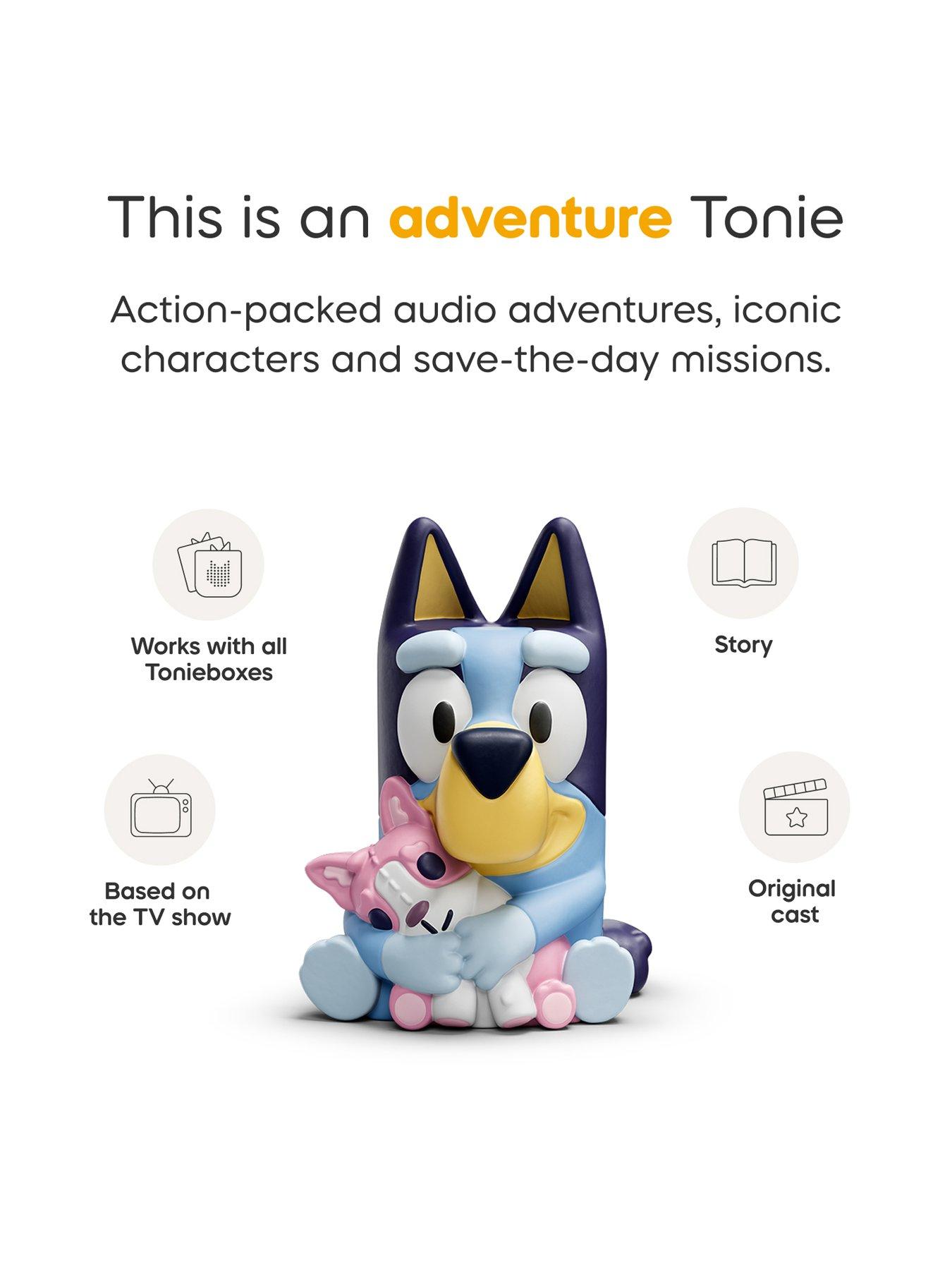 Image 4 of 7 of Tonies Bluey Toniebox 2 Full Play Set Audio Player - Blue