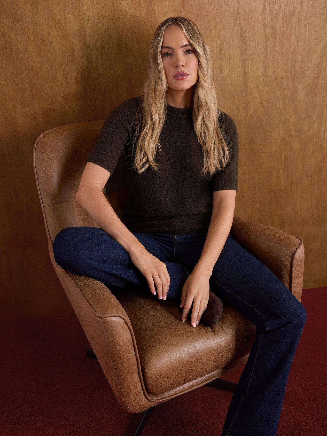 Long Tall Sally Tall Short Sleeve Knit Jumper