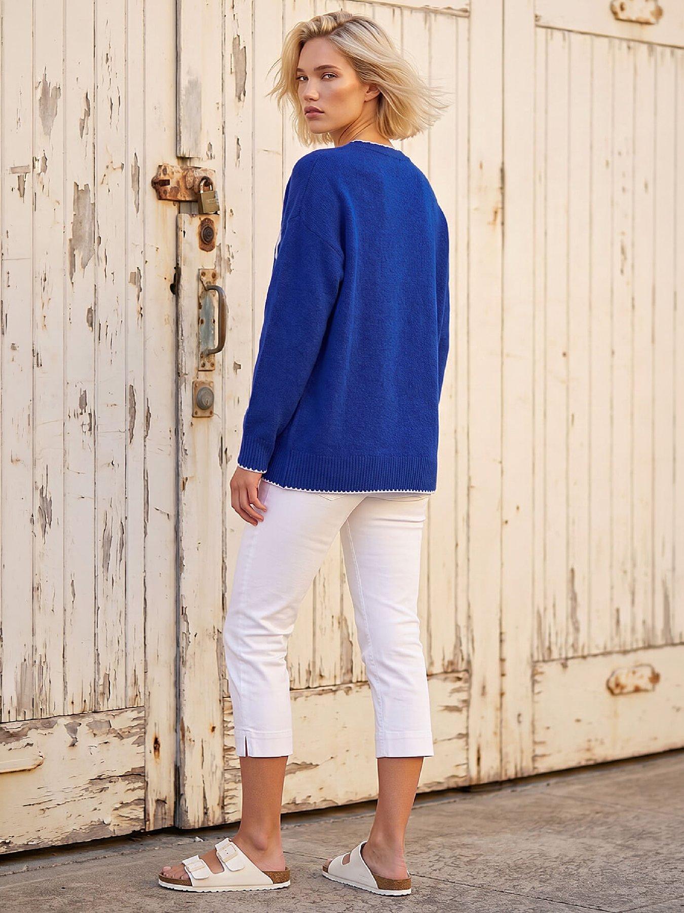 Image 4 of 4 of Roman Sunday Slogan Knit Jumper