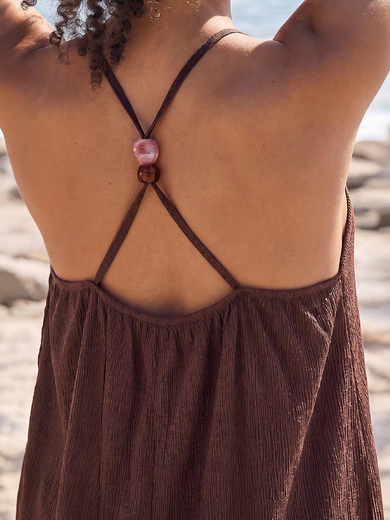 Image 2 of 4 of Roman Dusk Beaded Textured Dress