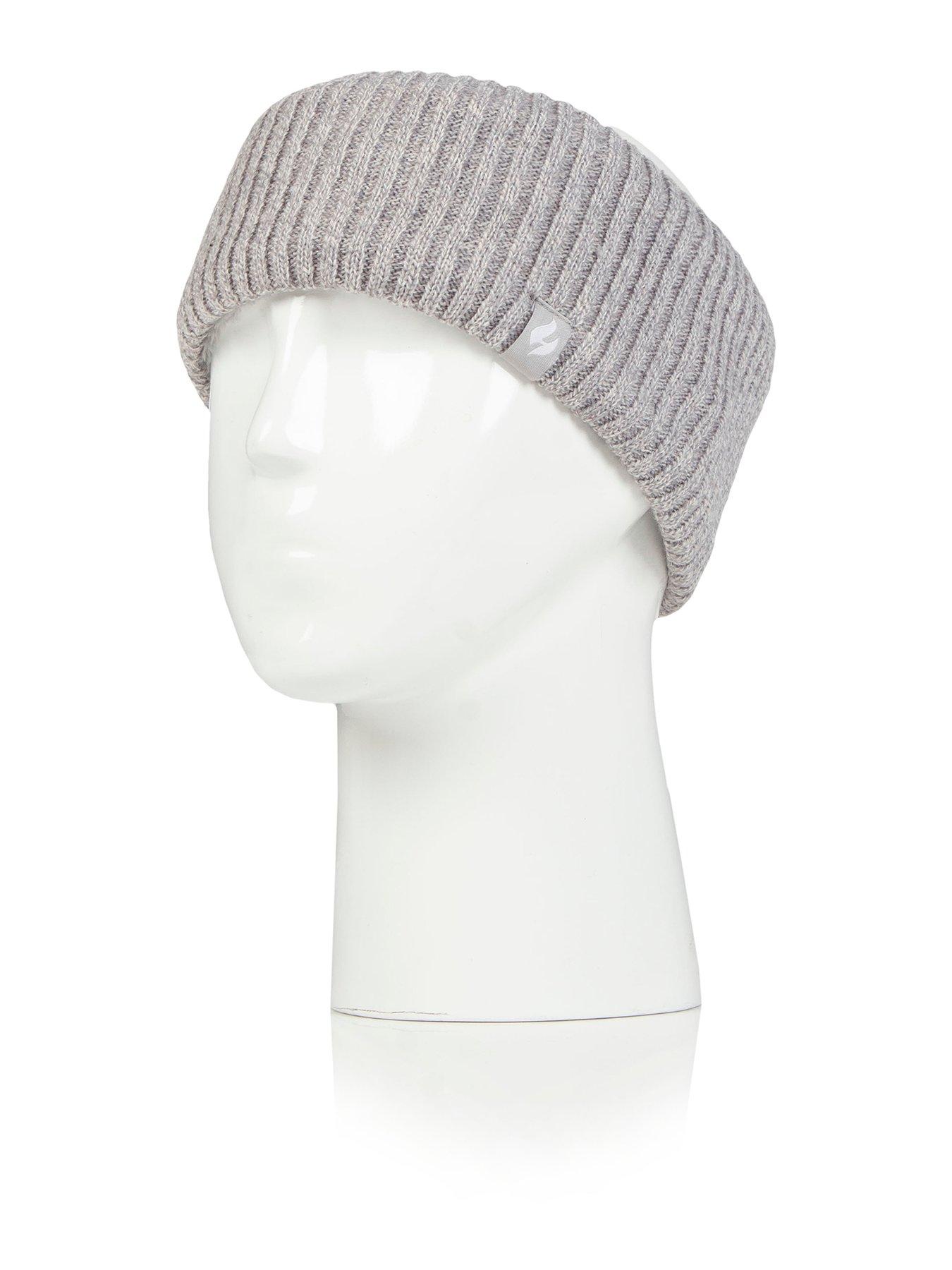 Image 1 of 3 of Heat Holders HEAT HOLDERS RIBBED HEADBAND - PADOVA LIGHT GREY