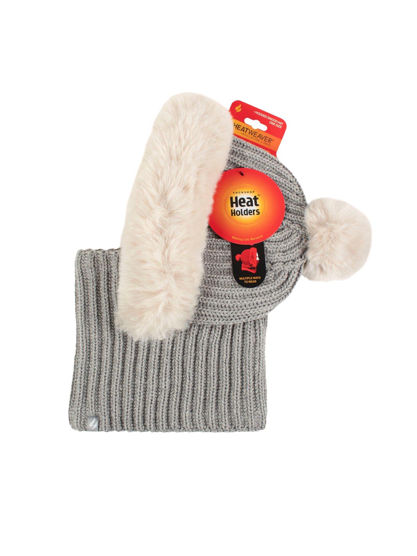 Image 4 of 4 of Heat Holders HEAT HOLDERS FAUX FUR SNOOD - NIKITA LIGHT GREY