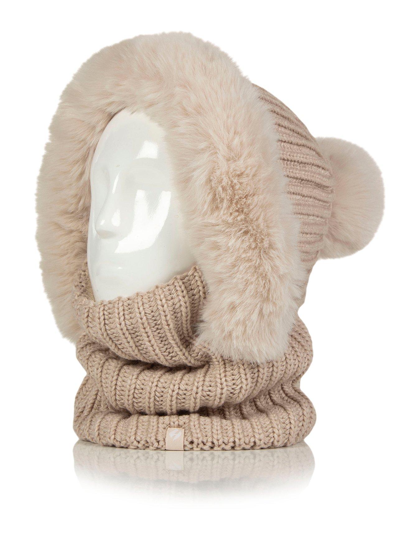 Image 1 of 4 of Heat Holders HEAT HOLDERS FAUX FUR SNOOD - NIKITA OAT