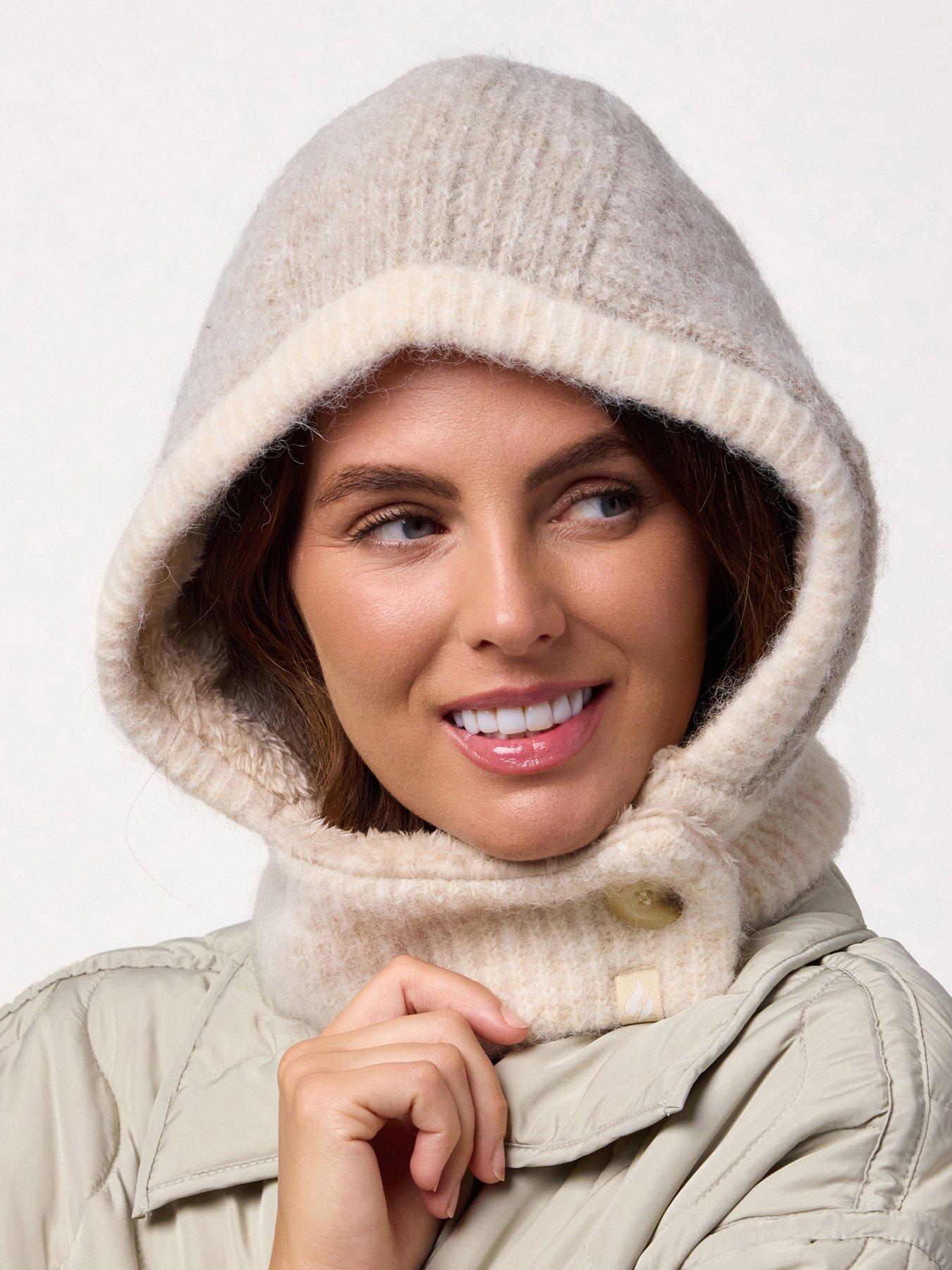 Image 2 of 4 of Heat Holders HEAT HOLDERS BUTTON SNOOD - FERN NATURAL