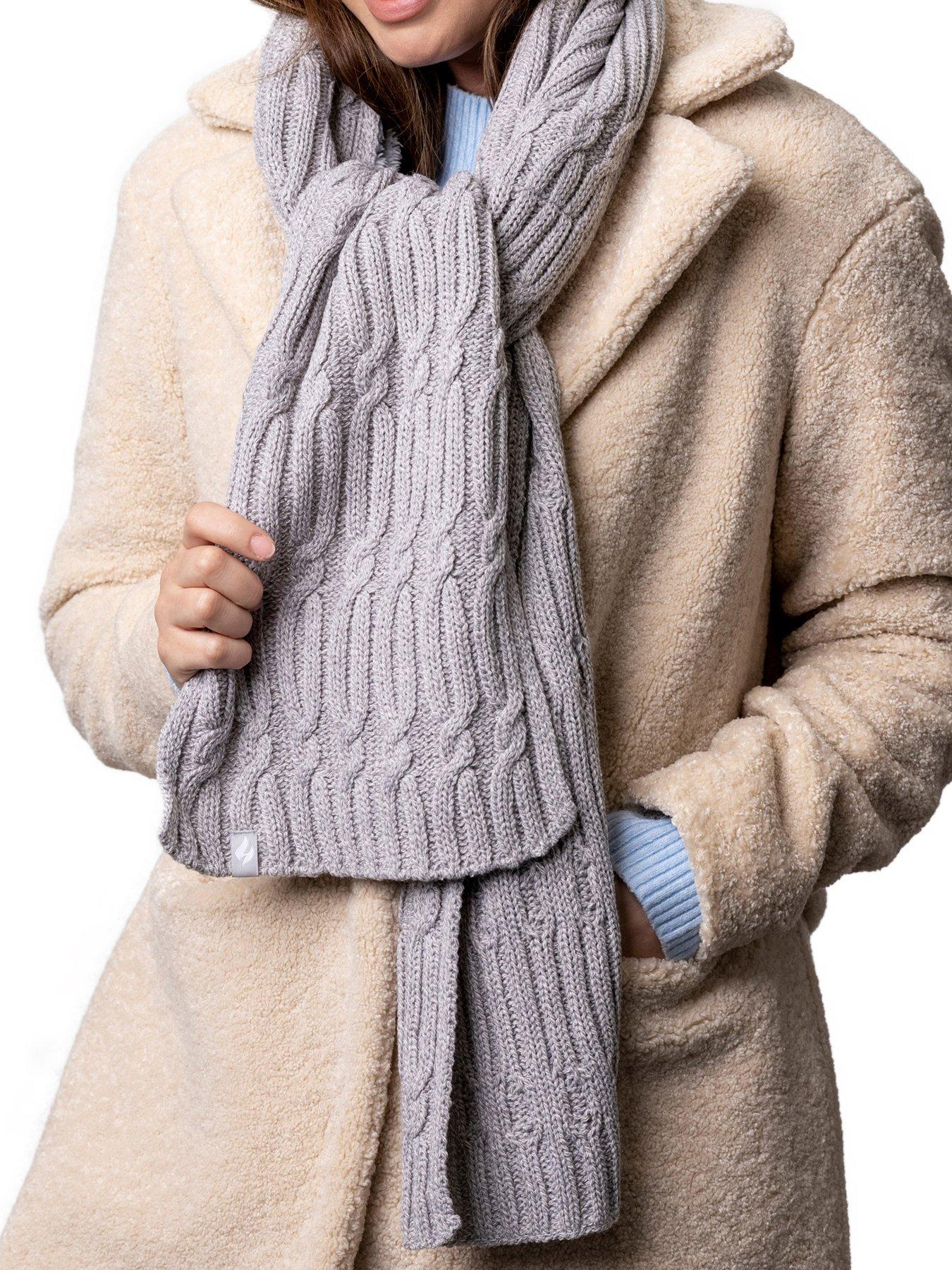 Image 2 of 3 of Heat Holders HEAT HOLDERS INFINITY SCARF - KALMA LIGHT GREY