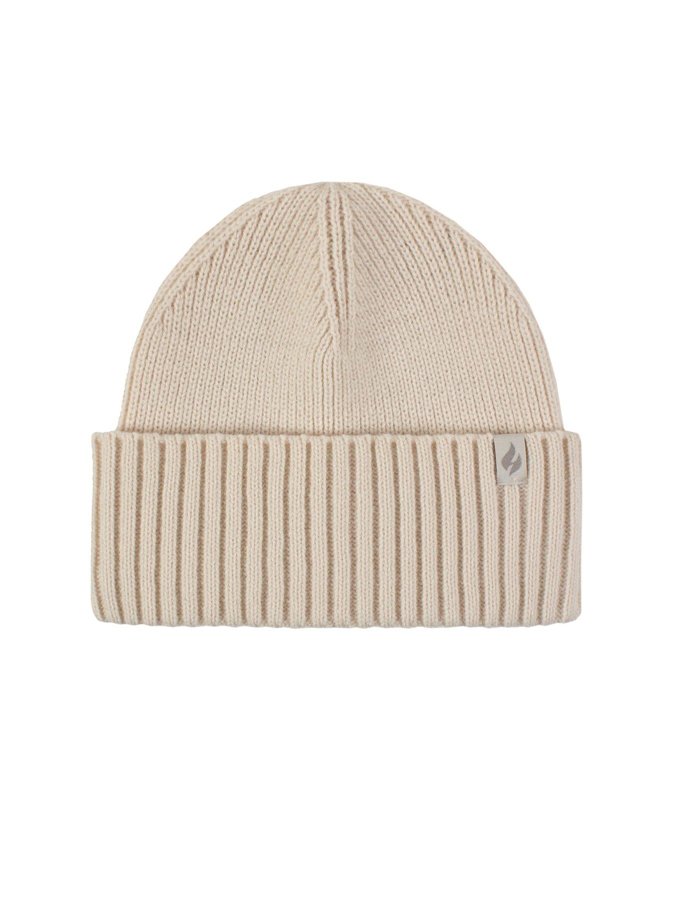 Image 2 of 3 of Heat Holders HEAT HOLDERS LITE RIBBED TURNOVER HAT - CREAM