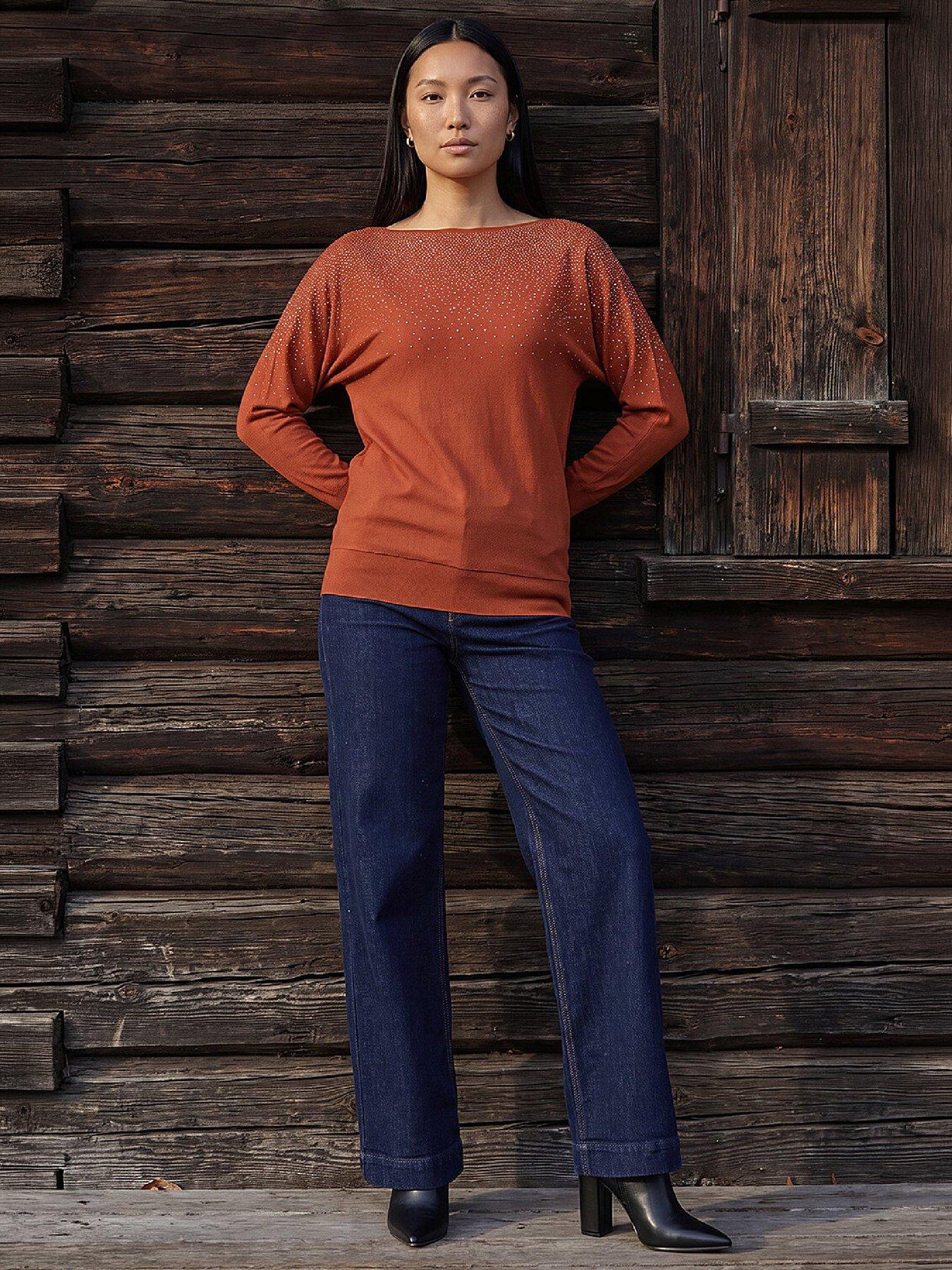 Image 3 of 4 of Roman Batwing Hotfix Knit Jumper