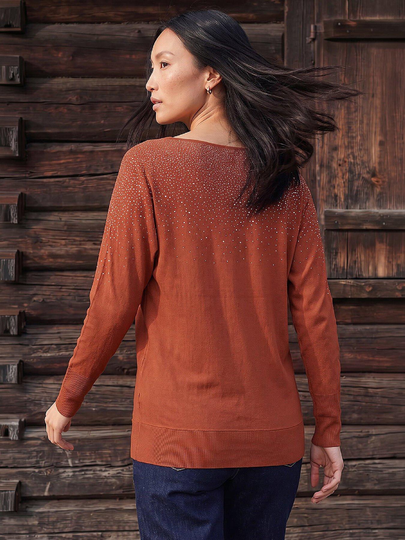 Image 4 of 4 of Roman Batwing Hotfix Knit Jumper