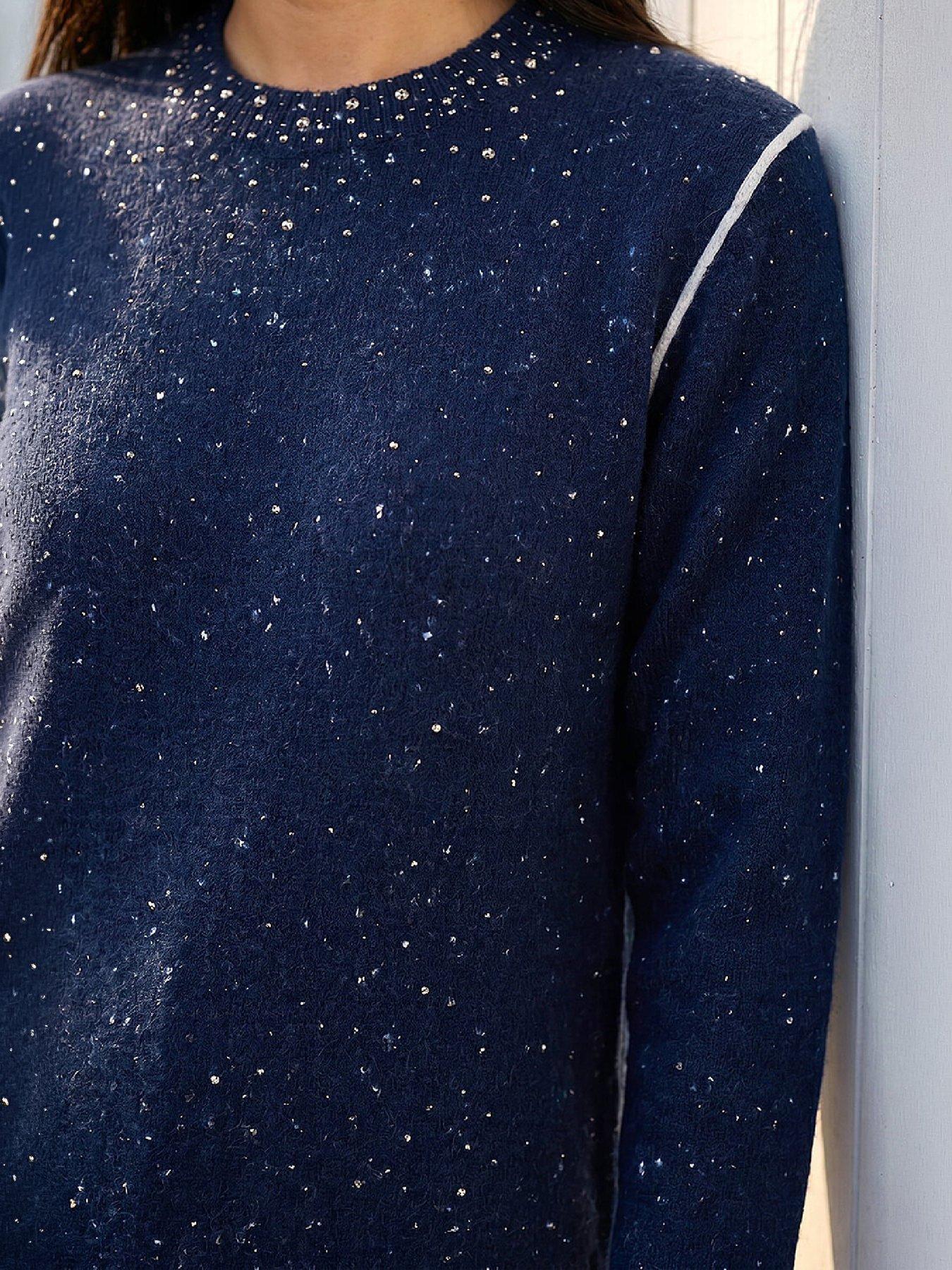 Image 2 of 4 of Roman Embellished Knit Jumper
