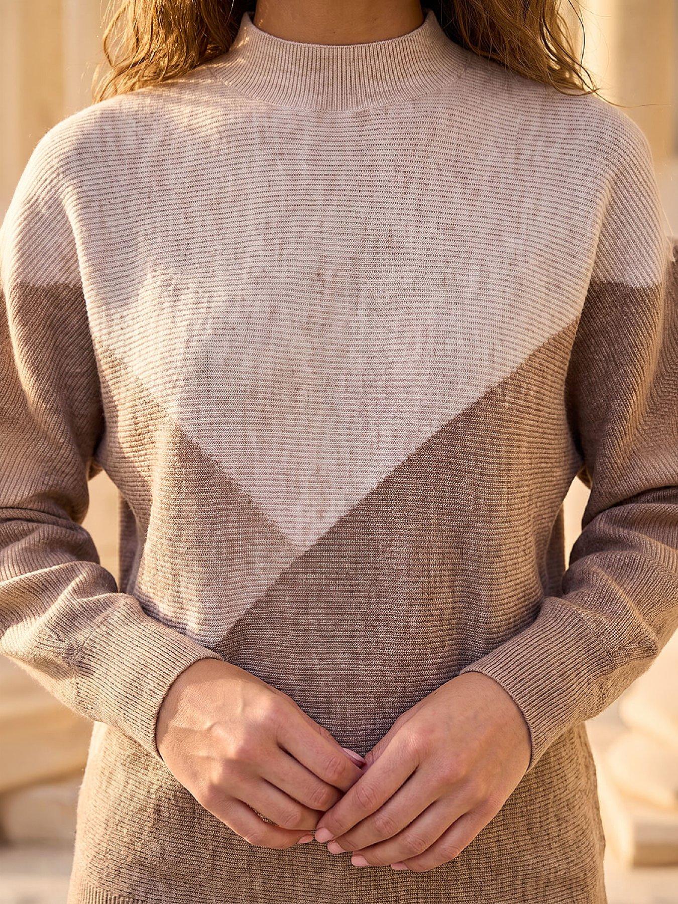 Image 2 of 4 of Roman Colour Block Soft Knit Jumper