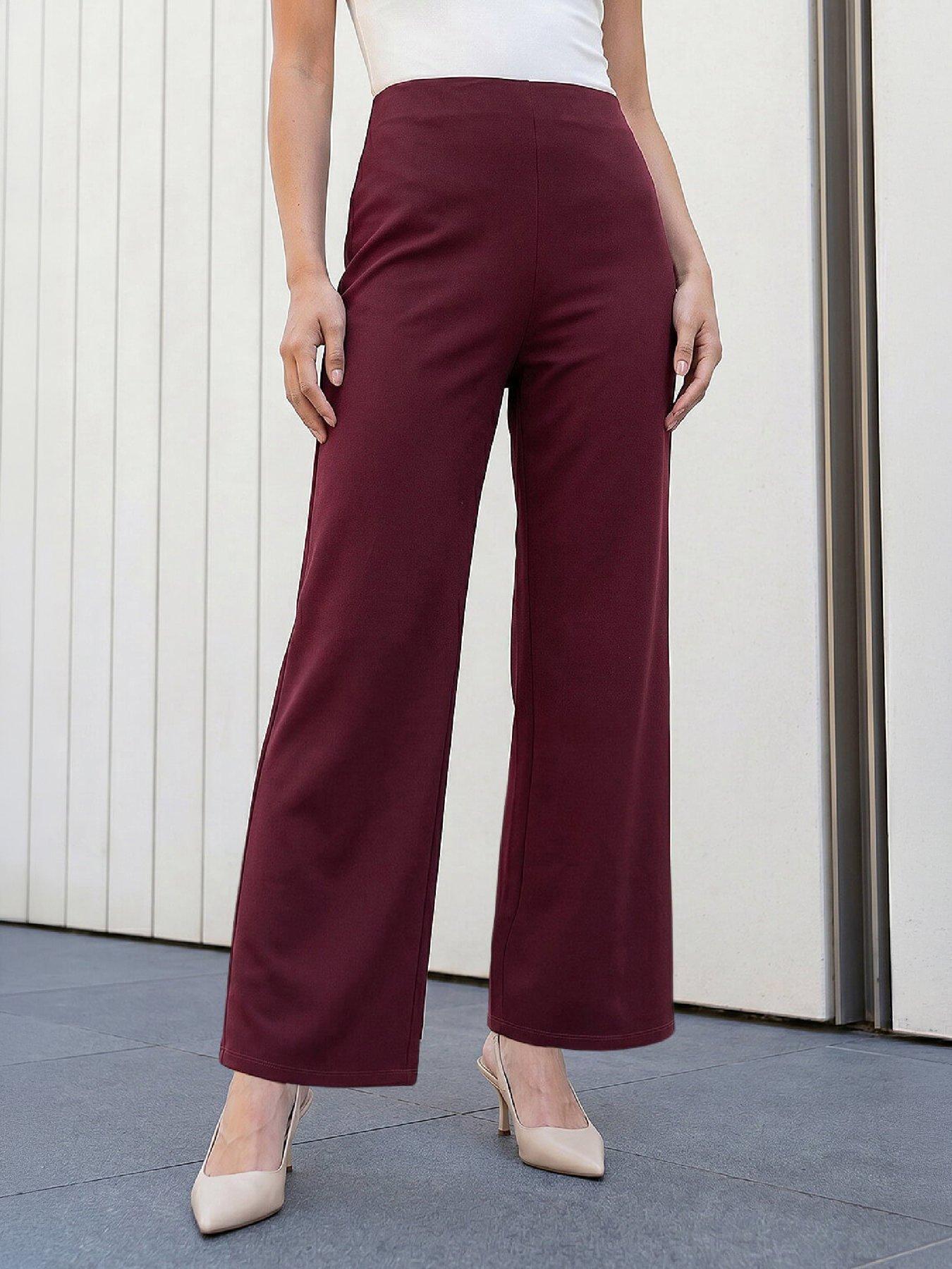 Image 1 of 4 of Roman Petite Wide Leg Trouser