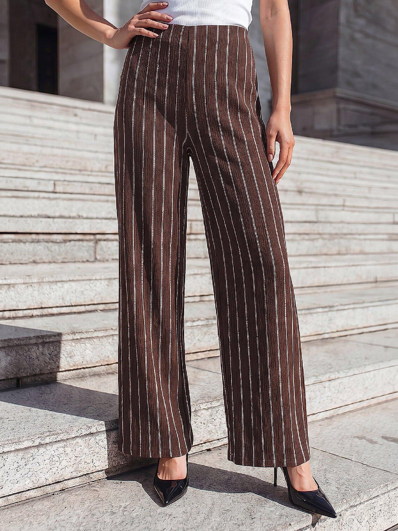 Roman Textured Stripe Trouser