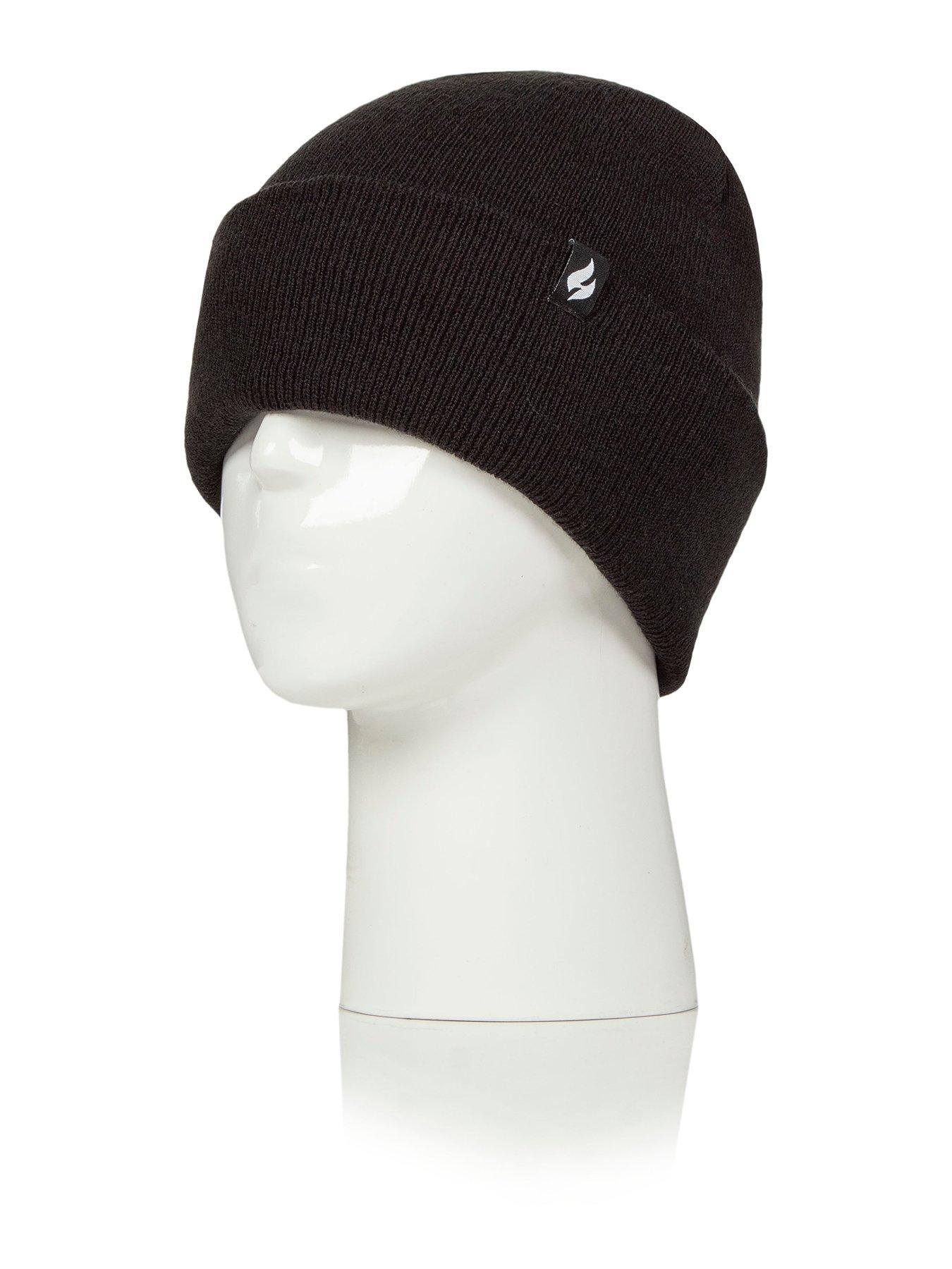 Image 1 of 5 of Heat Holders HEAT HOLDERS LITE BASIC TURNOVER HAT - BLACK