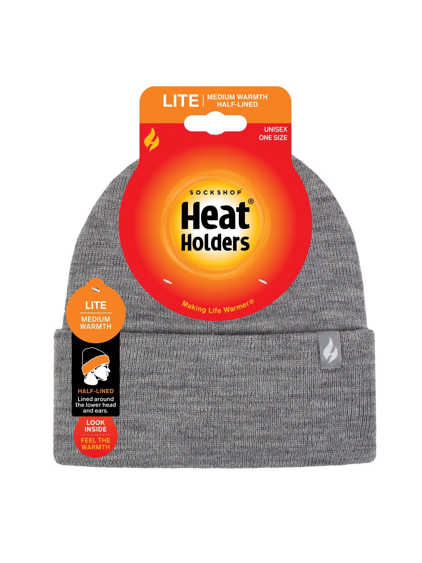 Image 5 of 5 of Heat Holders HEAT HOLDERS LITE BASIC TURNOVER HAT - LIGHT GREY