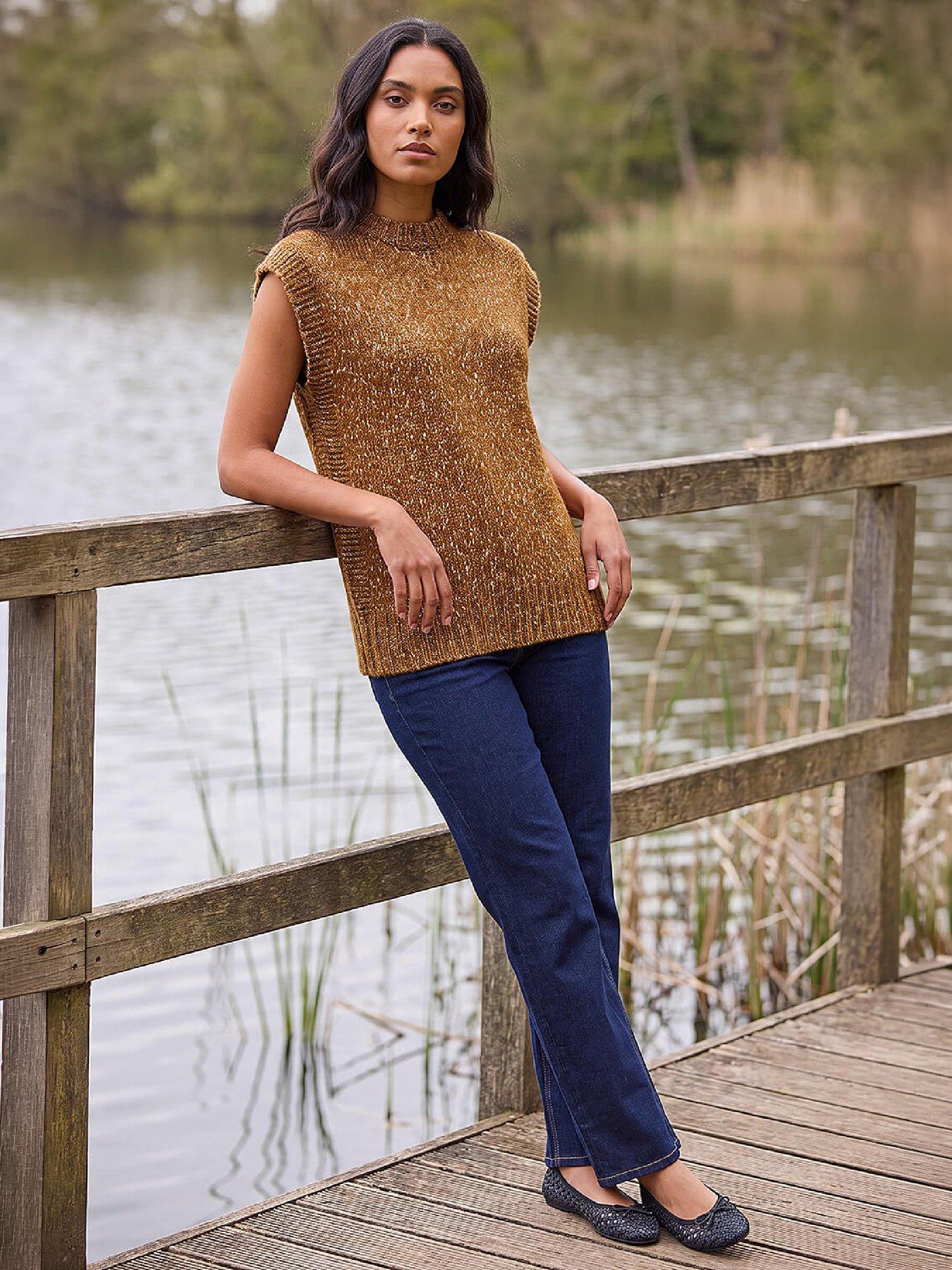 Image 3 of 4 of Roman Speckled Knitted Vest