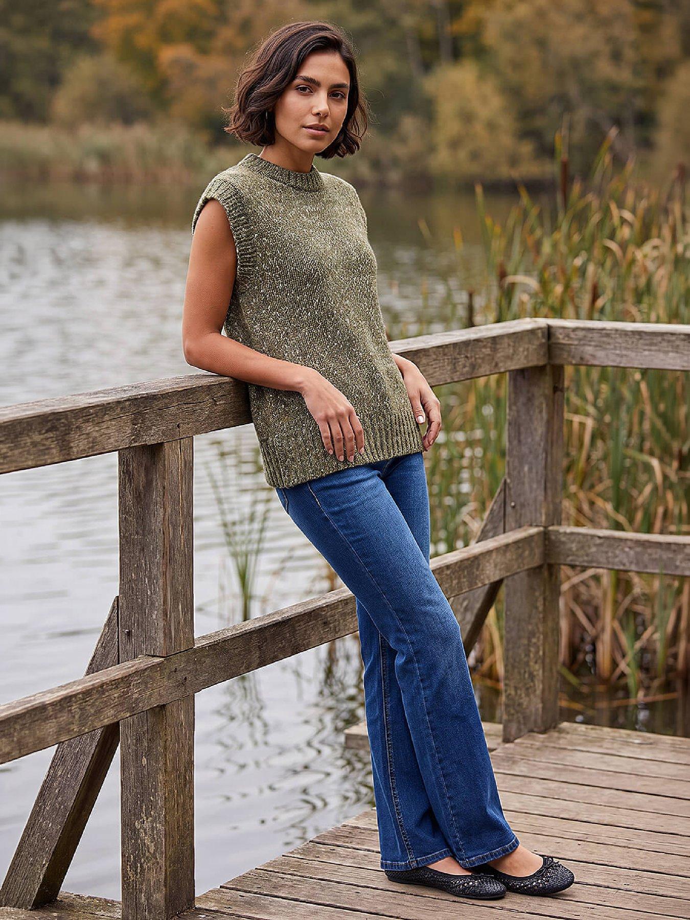 Image 3 of 4 of Roman Speckled Knitted Vest