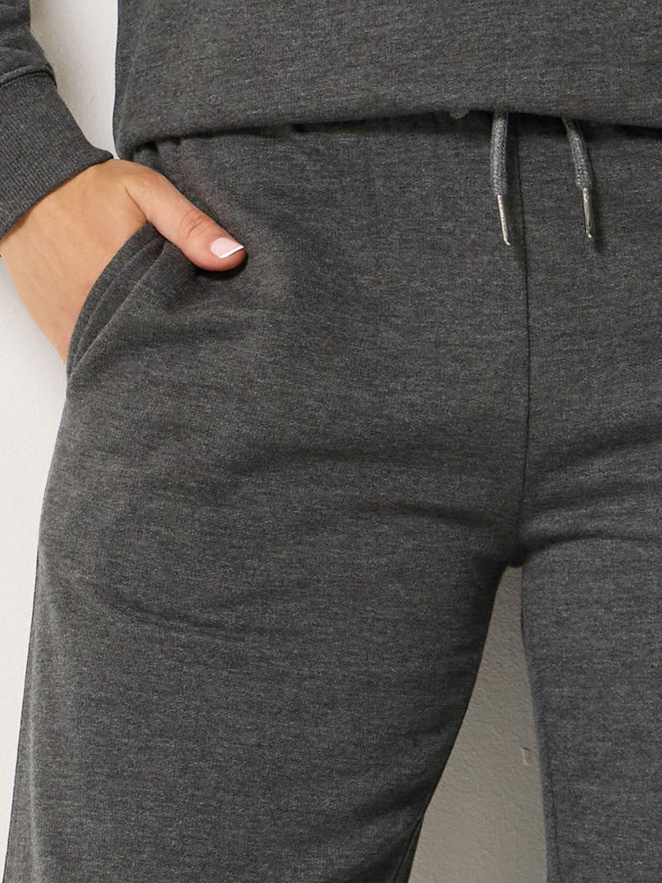 Image 4 of 4 of Long Tall Sally Wide Leg 34" Joggers - Grey