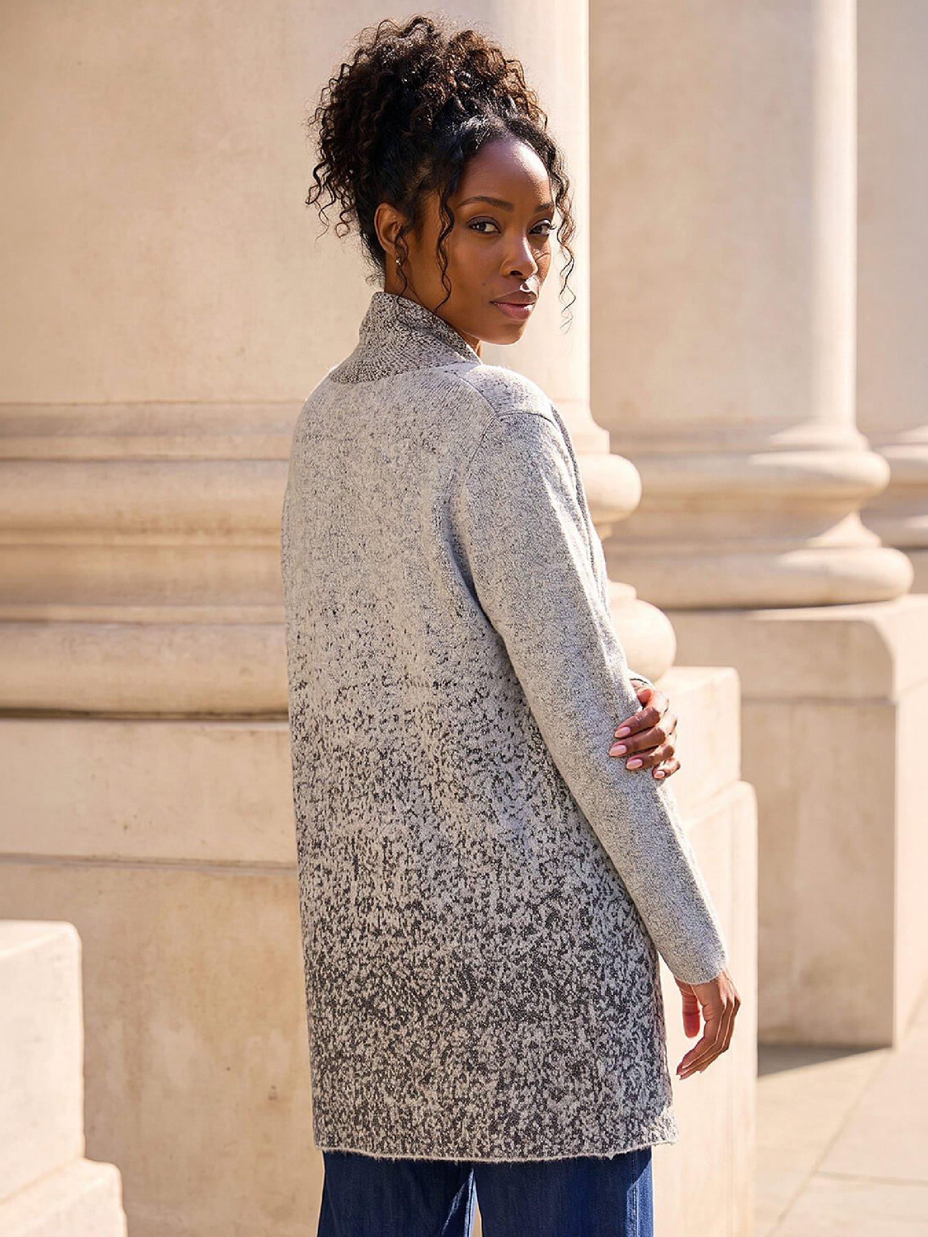 Image 3 of 4 of Roman Shimmer Long Cardigan