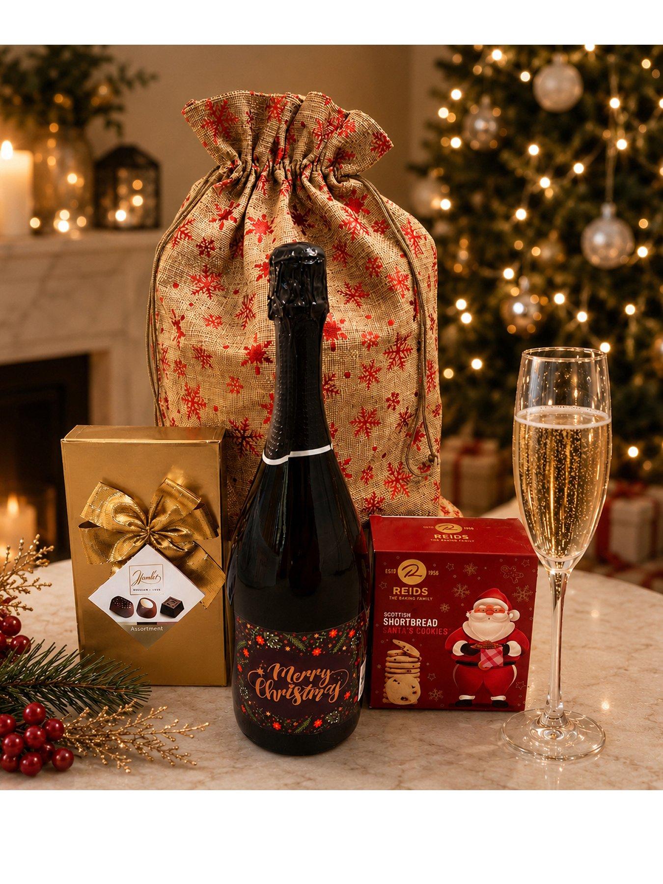 Funky Hampers Luxury Christmas Prosecco Gift Sack