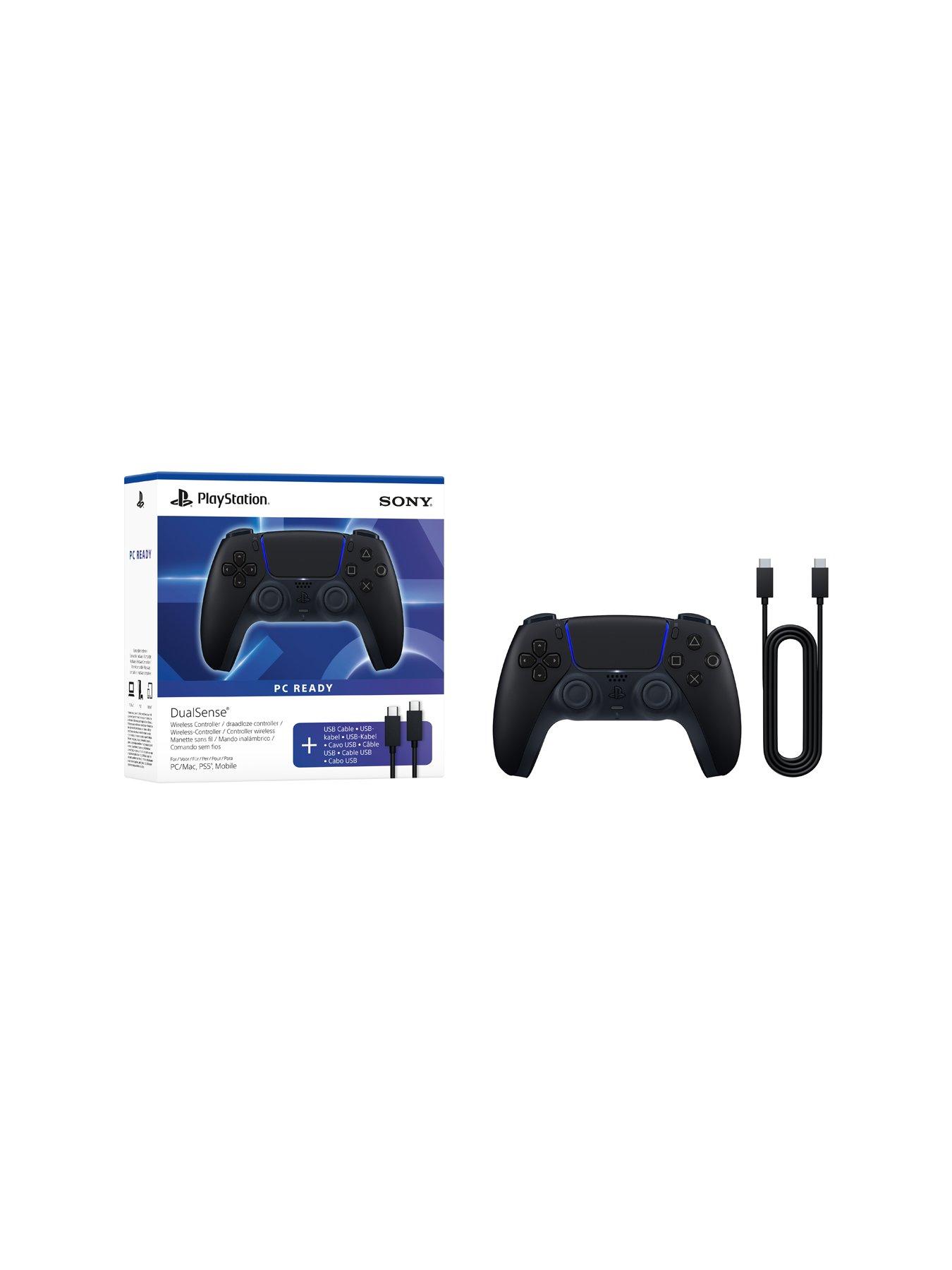 Image 7 of 8 of Playstation DualSense&reg; Wireless Controller -&nbsp;Midnight Black + USB Cable for PC