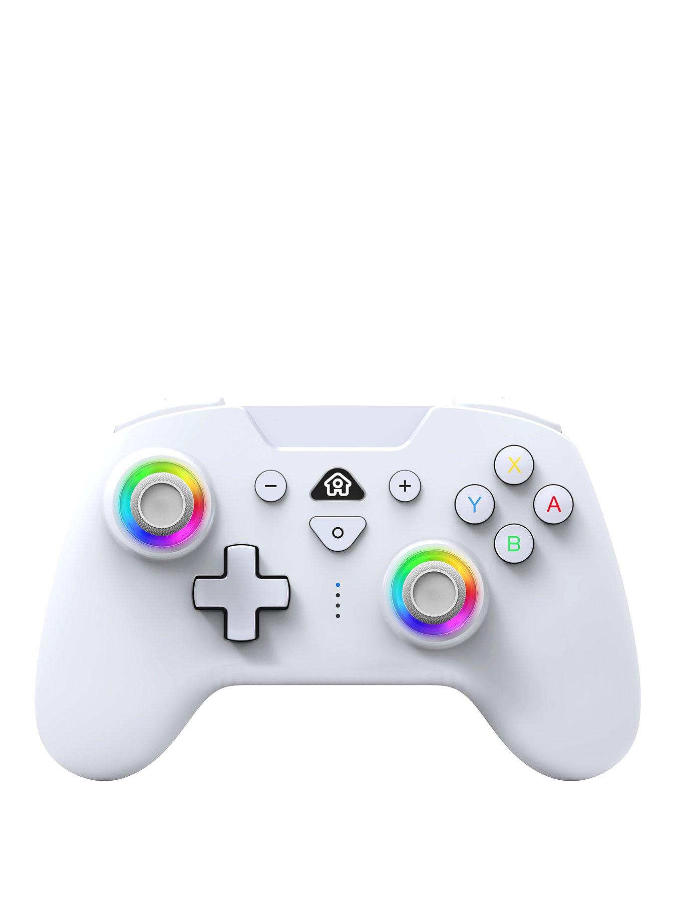 Image 1 of 7 of Subsonic Nintendo Switch 1& 2 Wireless LED Controller White