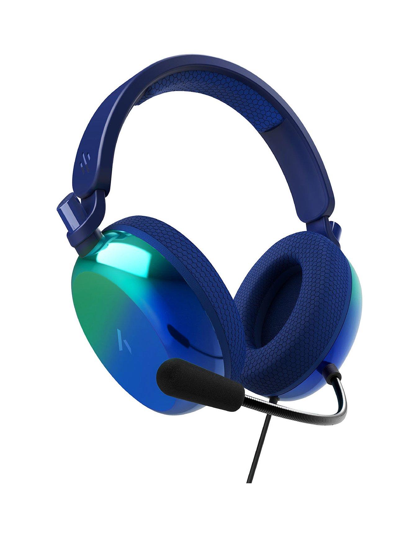 Image 1 of 7 of Stealth Stealth C6 STRIKE Gaming Headset for PS, XBOX, Switch, PC, Mobile and Tablet - Green/Blue