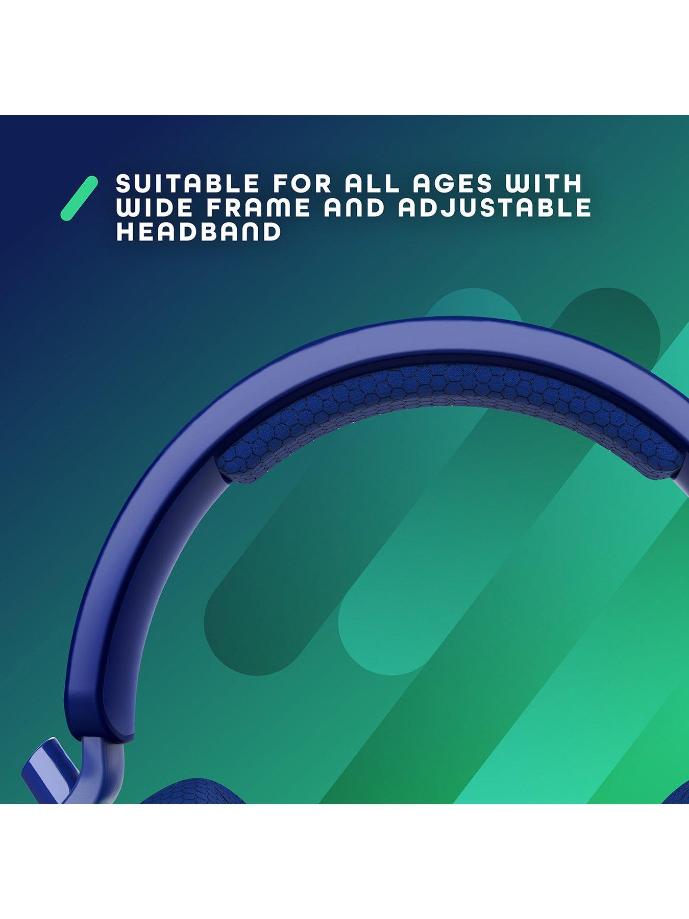 Image 4 of 7 of Stealth Stealth C6 STRIKE Gaming Headset for PS, XBOX, Switch, PC, Mobile and Tablet - Green/Blue