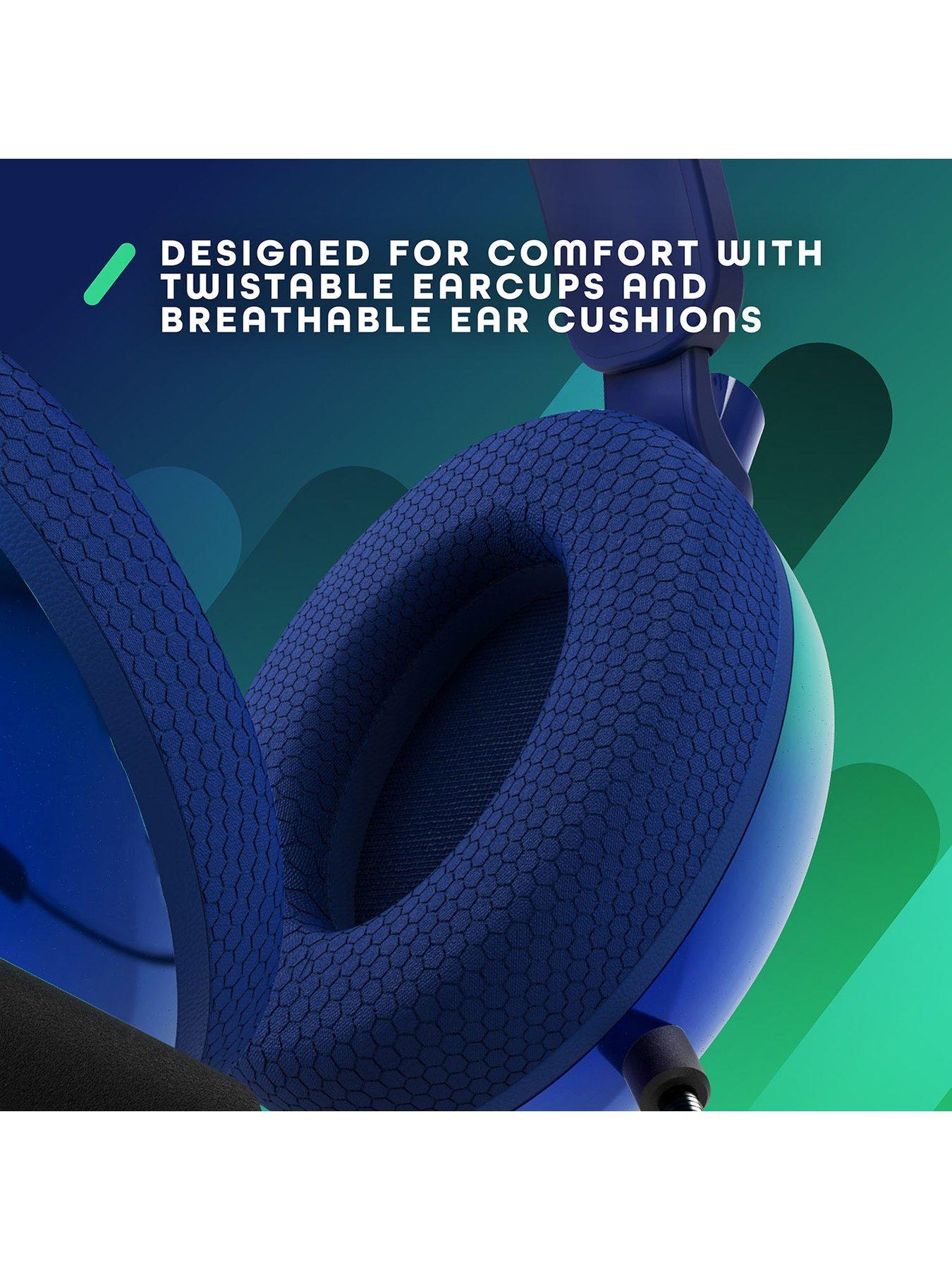 Image 5 of 7 of Stealth Stealth C6 STRIKE Gaming Headset for PS, XBOX, Switch, PC, Mobile and Tablet - Green/Blue