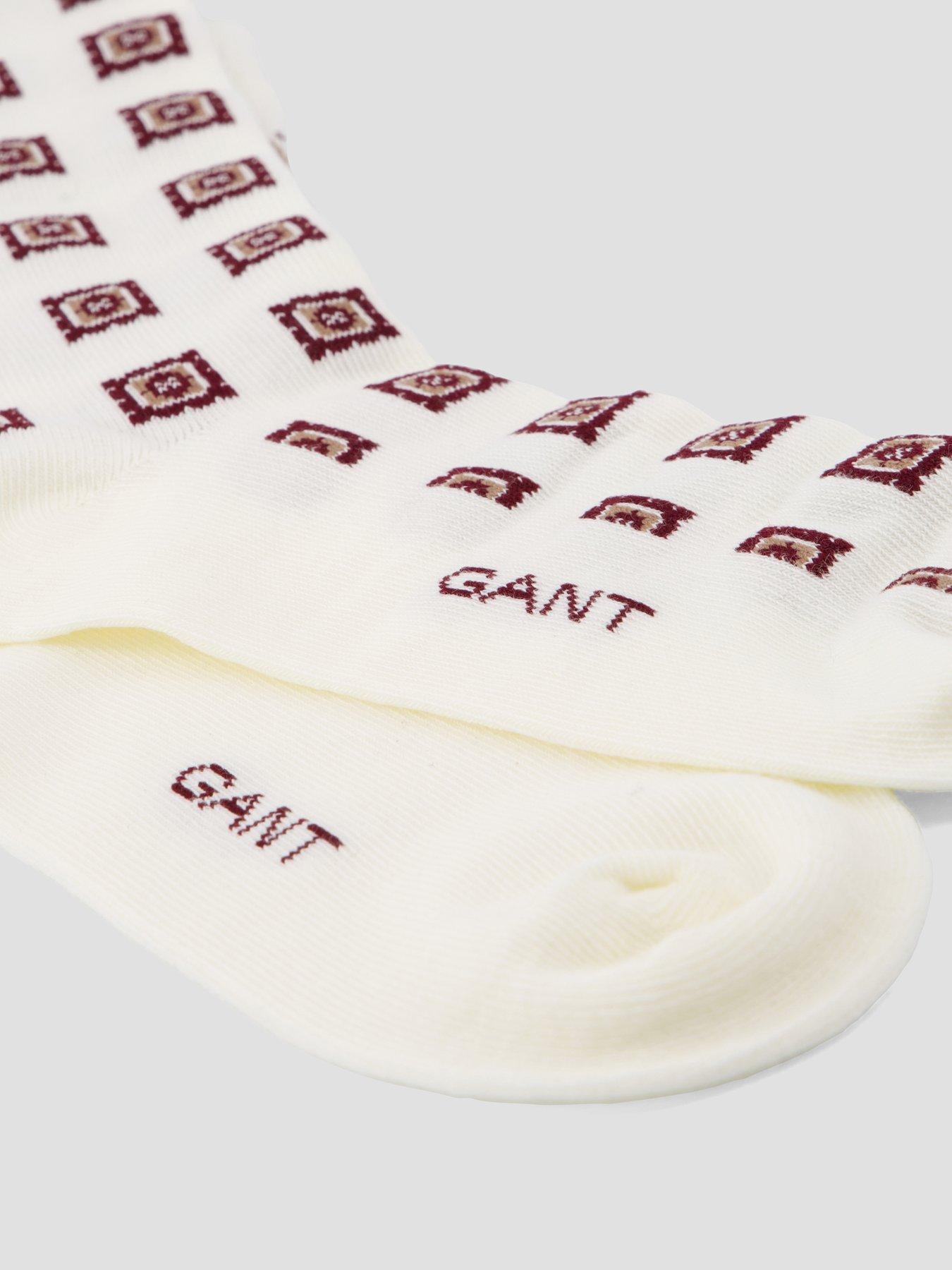 Image 4 of 5 of GANT Argyle Heart 2 Pack Socks Gift Box