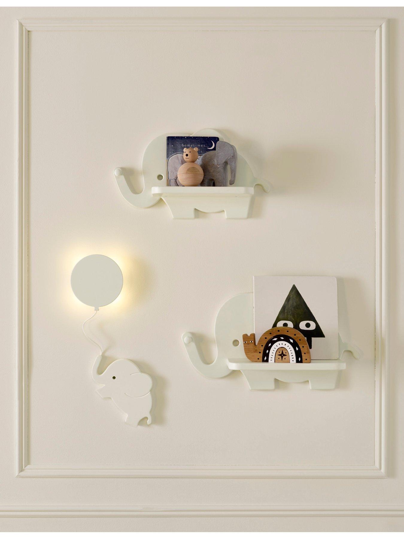 Image 3 of 5 of Mamas & Papas Elephant Nighlight & Shelves