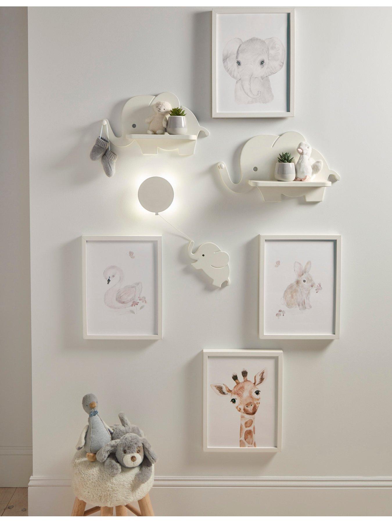 Image 4 of 5 of Mamas & Papas Elephant Nighlight & Shelves