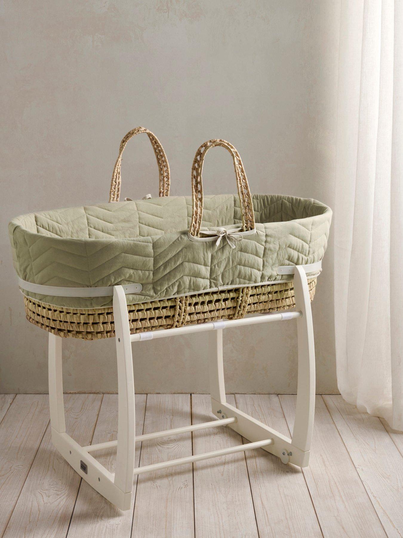 Image 1 of 5 of Mamas & Papas Moses Basket - Sage