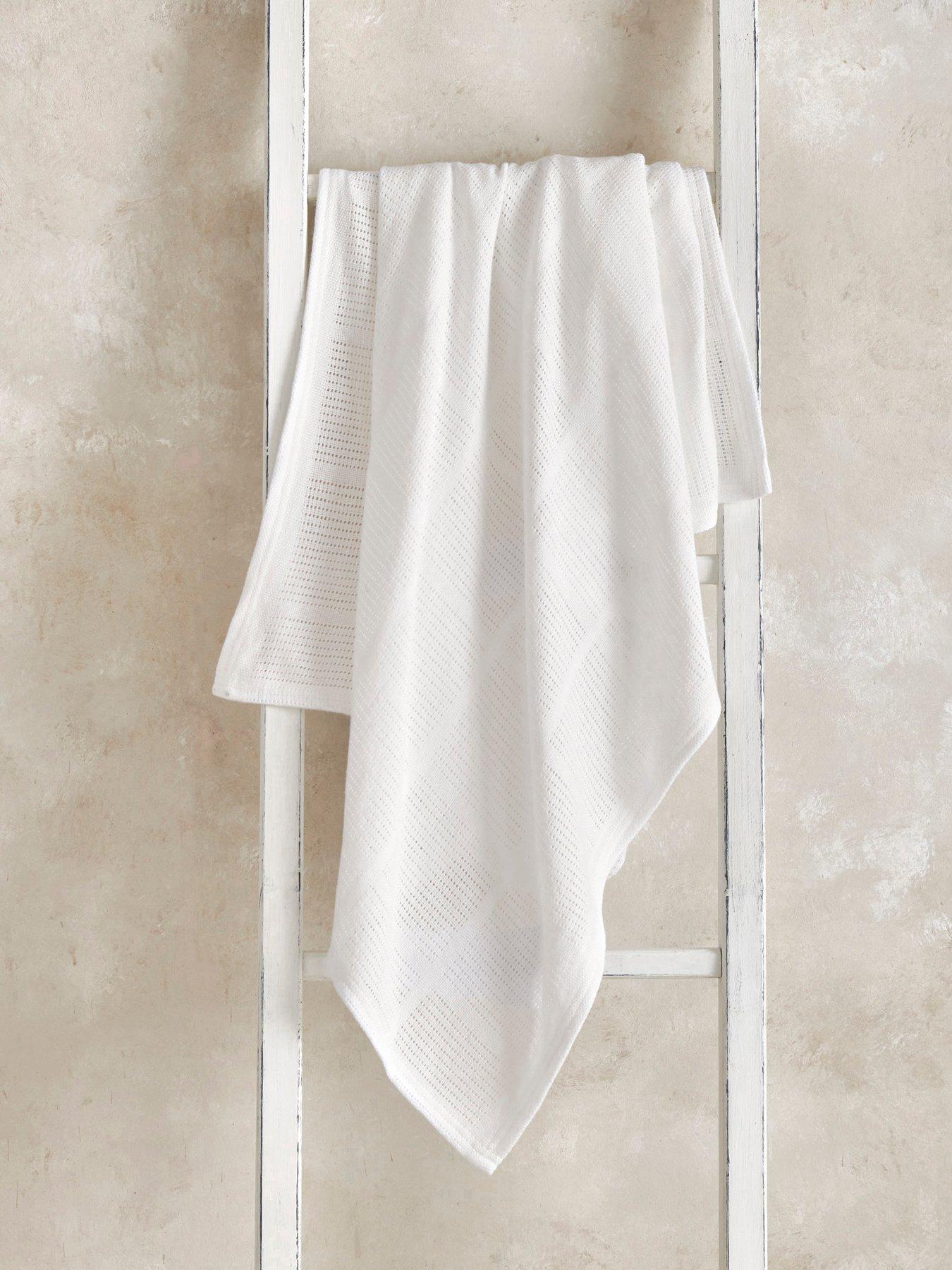 Mamas & Papas Cellular Blanket 70X100Cm - White in One Colour