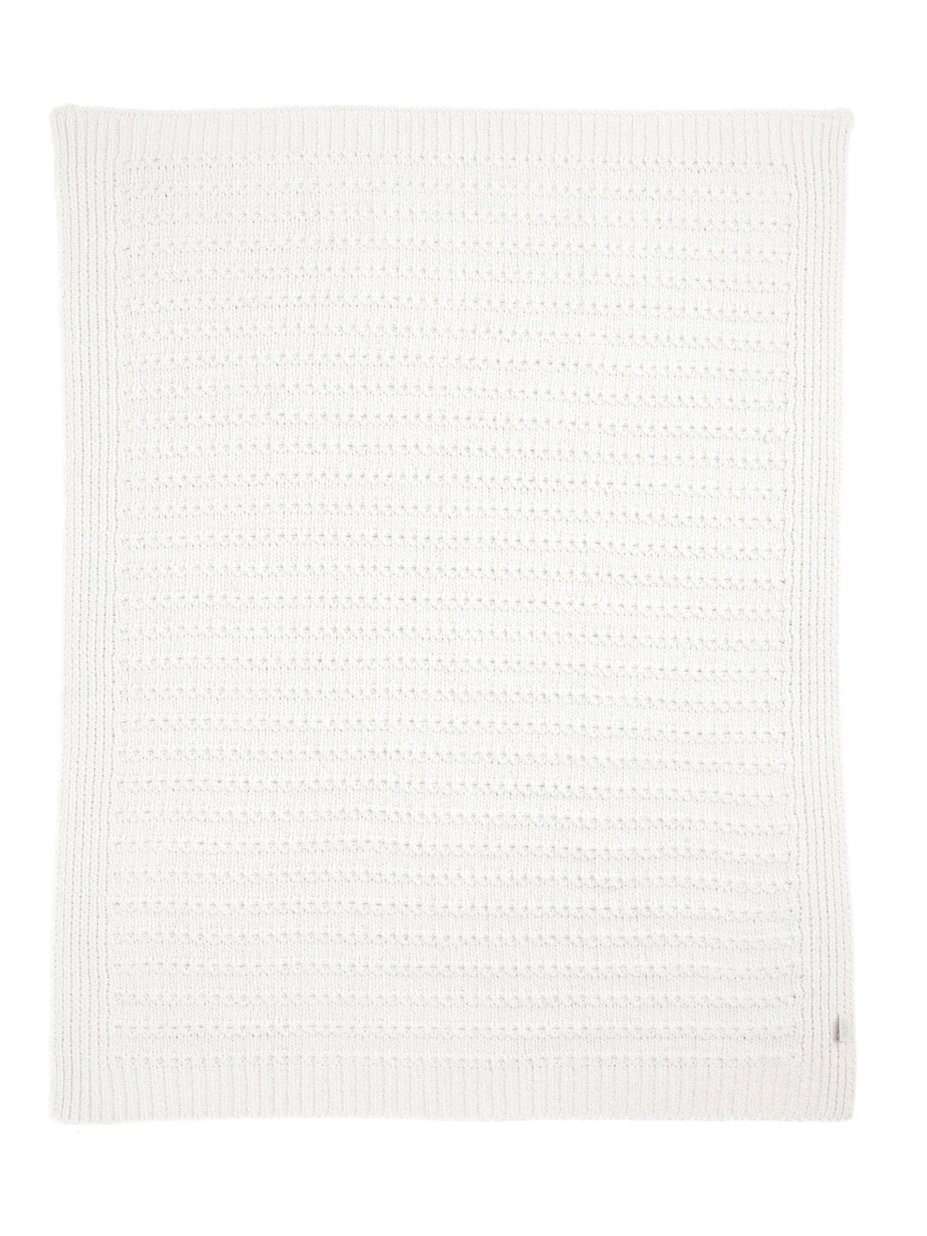 Image 4 of 4 of Mamas & Papas Chenille Blanket - White