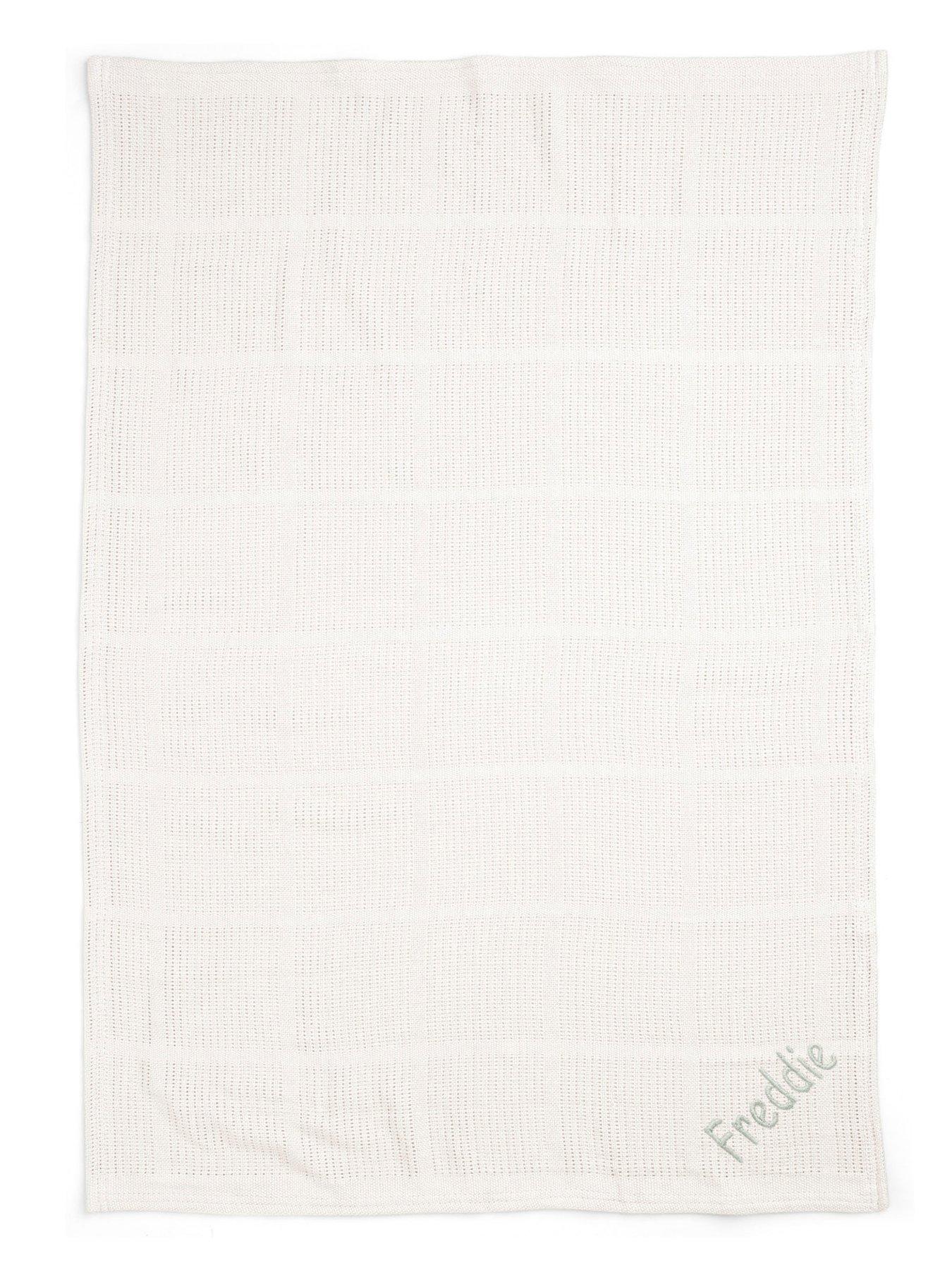 Image 4 of 4 of Mamas & Papas Cellular Blanket 100x150cm - White