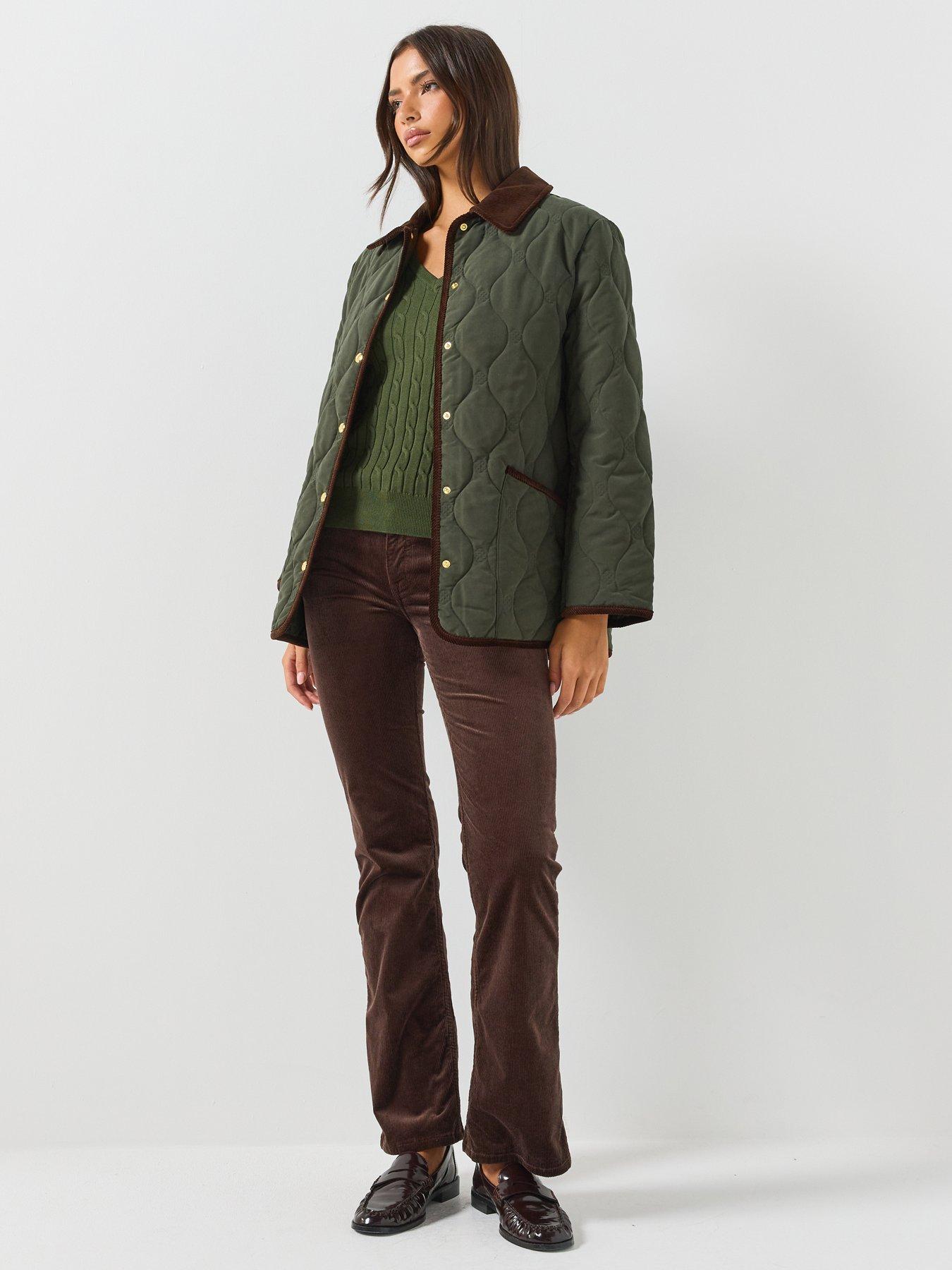 Image 3 of 6 of GANT Gant Womens Monogram Quilted Jacket