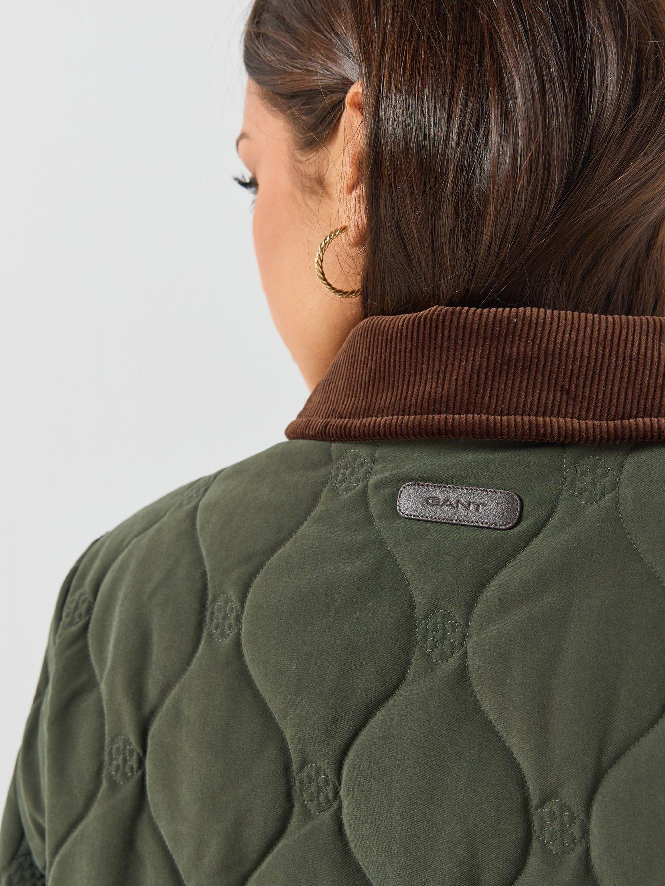 Image 4 of 6 of GANT Gant Womens Monogram Quilted Jacket
