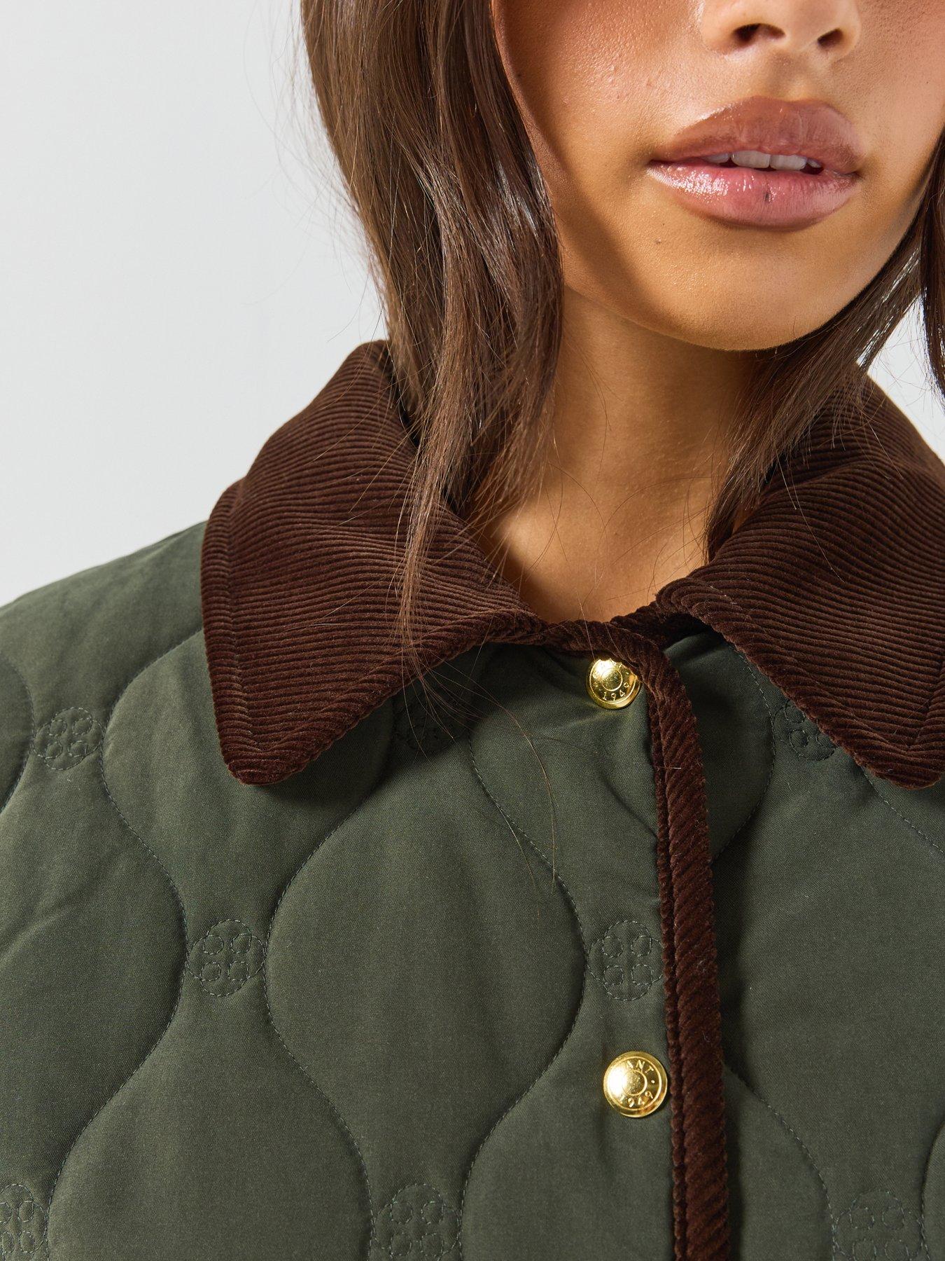 Image 5 of 6 of GANT Gant Womens Monogram Quilted Jacket