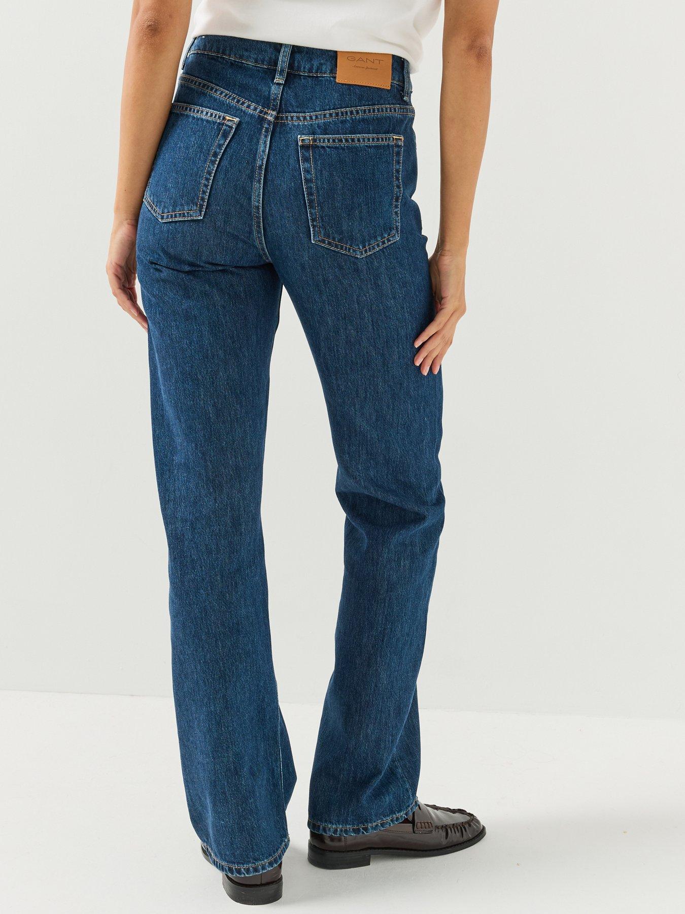 Image 2 of 5 of GANT Gant Womens Relaxed Double Button Jeans