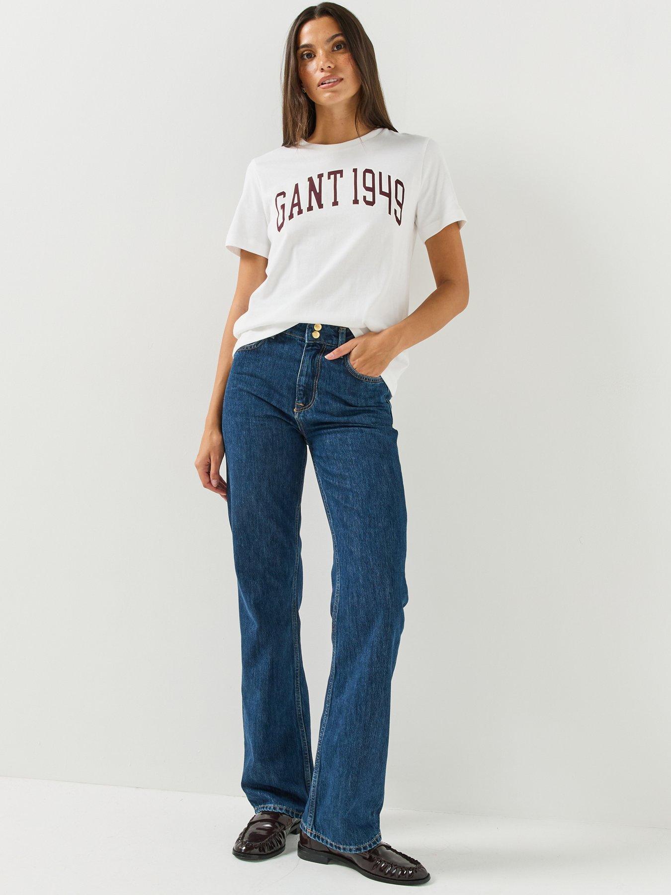 Image 5 of 5 of GANT Gant Womens Regular Graphic Short Sleeve T-shirt