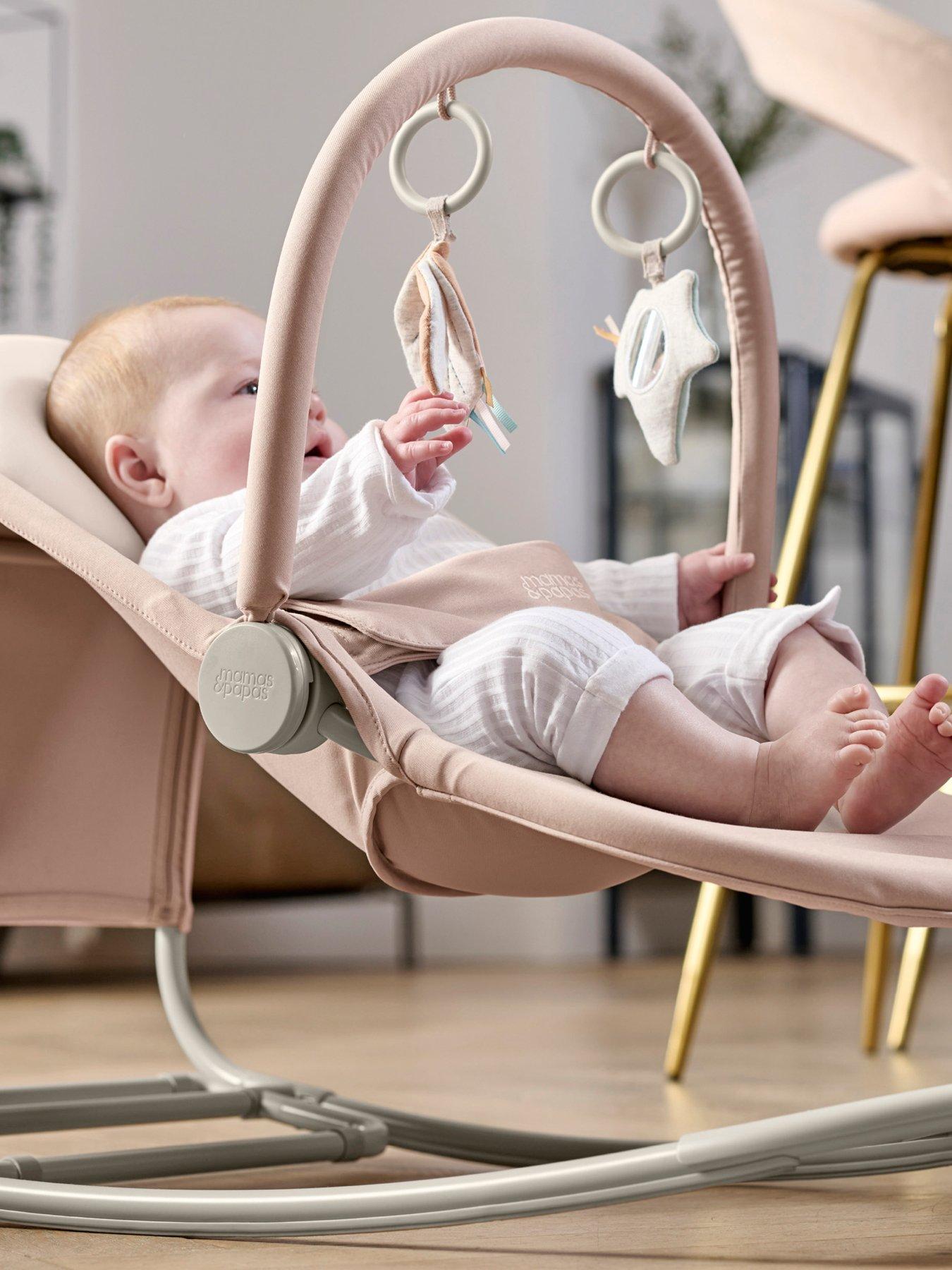 Image 1 of 7 of Mamas & Papas Tempo Rocker Bouncer - Blush
