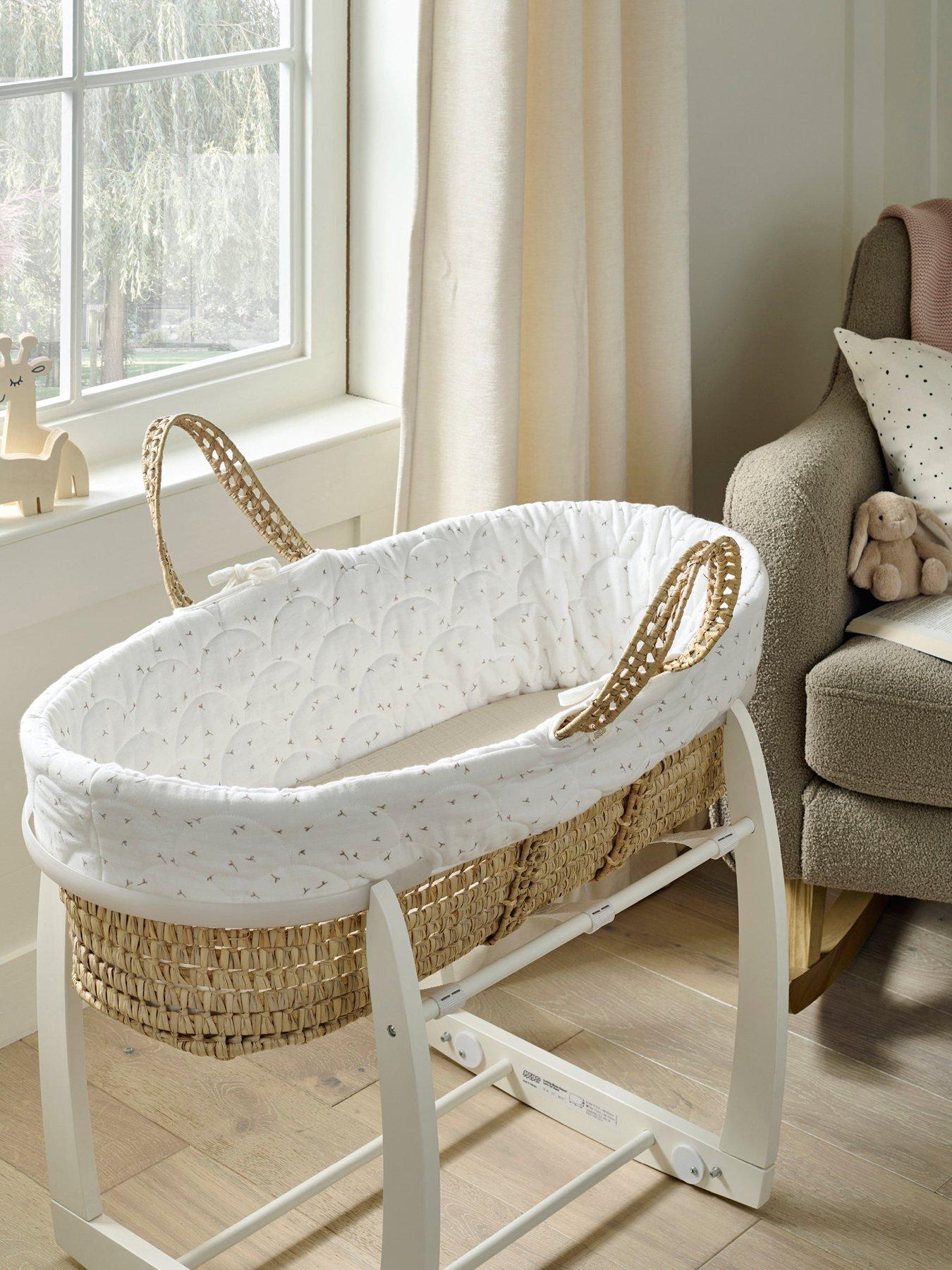 Mamas & Papas Moses Basket - Seedling in One Colour